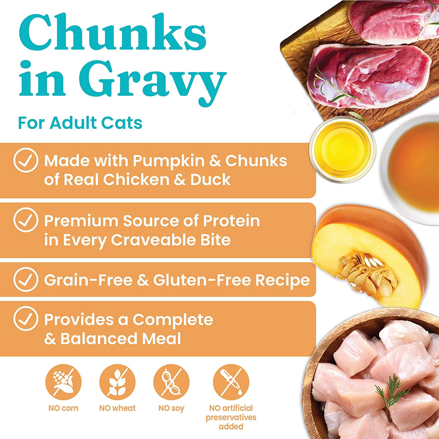 Solid Gold Wholesome Selects Wet Cat Food, Chicken & Pumpkin, 24 cans