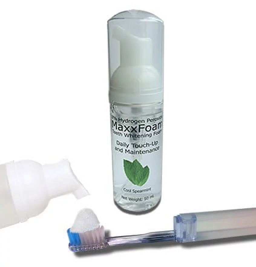 MaxxFoam 50ml Teeth Whitening Foam 8% Hydrogen Peroxide