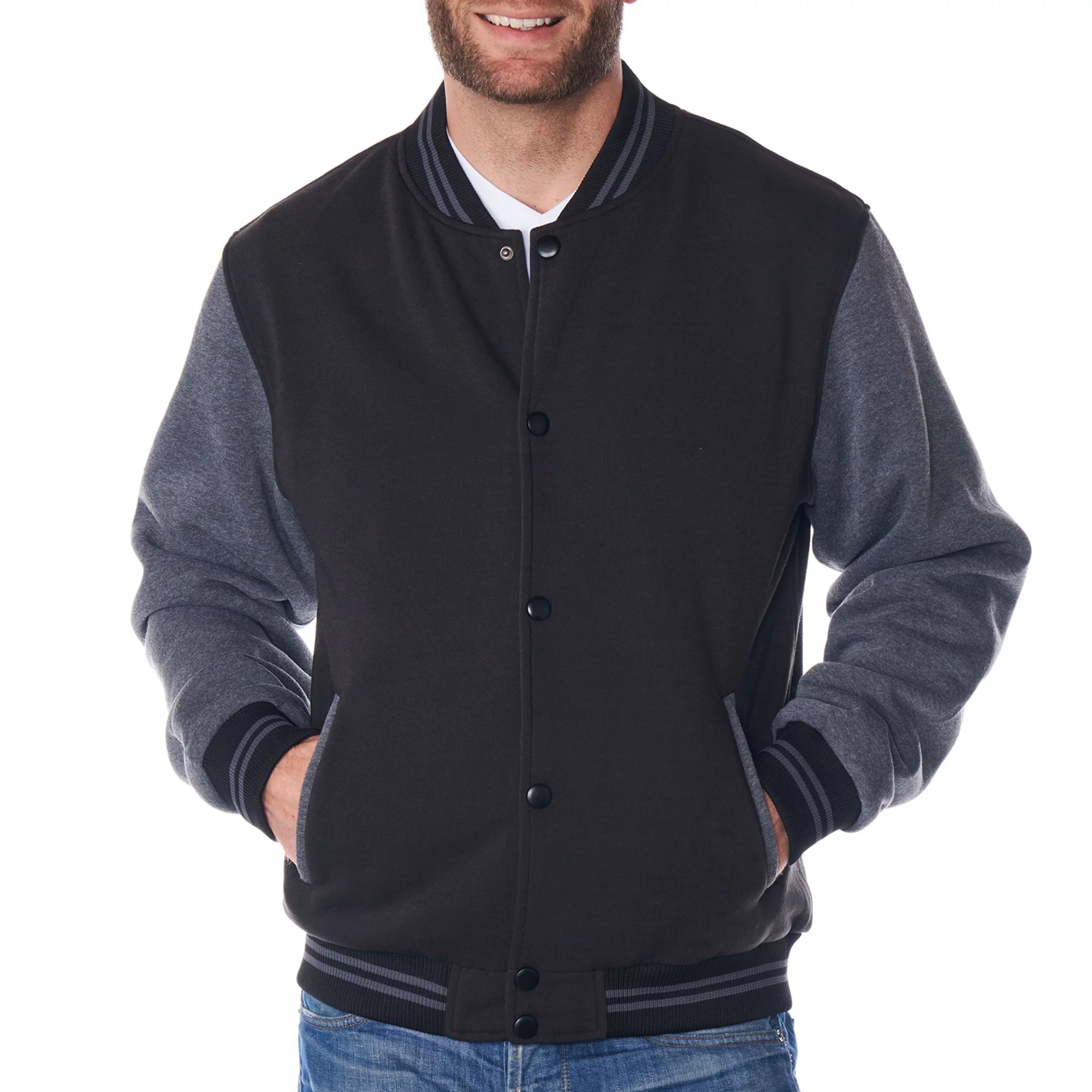 Alpine Swiss Tyler Mens Varsity Baseball Jacket Casual Letterman Bomber Jacket