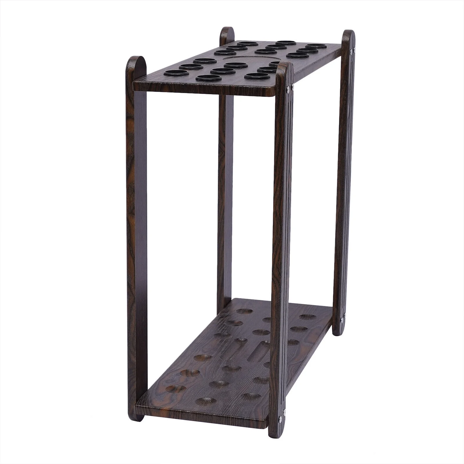 18-Hole Golf Club Display Holder Golf Putter/Pool Cue Stick Storage Organizer