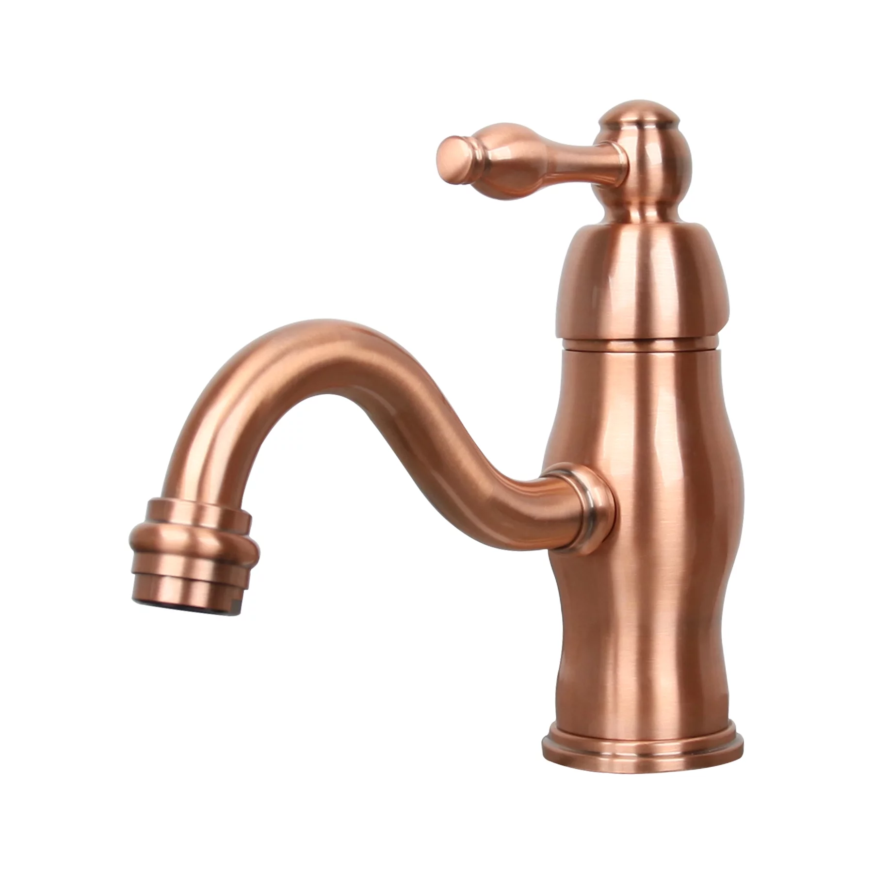Akicon One-Handle Copper Bathroom Sink Faucet - 5 Years Warranty - 6.9