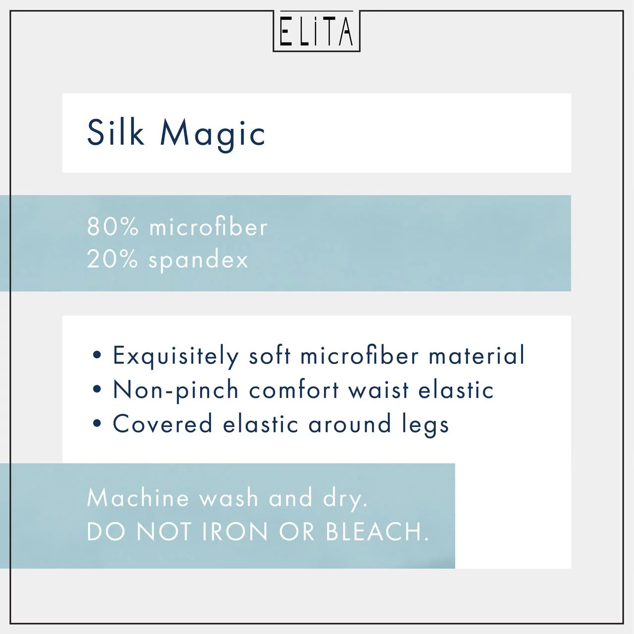 Elita Women's 'Silk Magic' Microfiber Full Coverage Panty