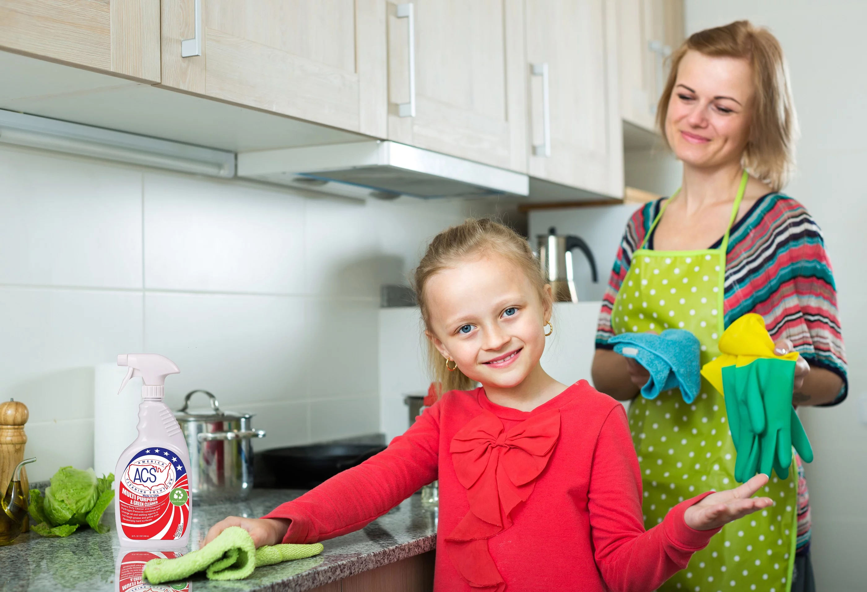 ACS™ Multi Surface Green Cleaner & Degreaser 32oz Spray