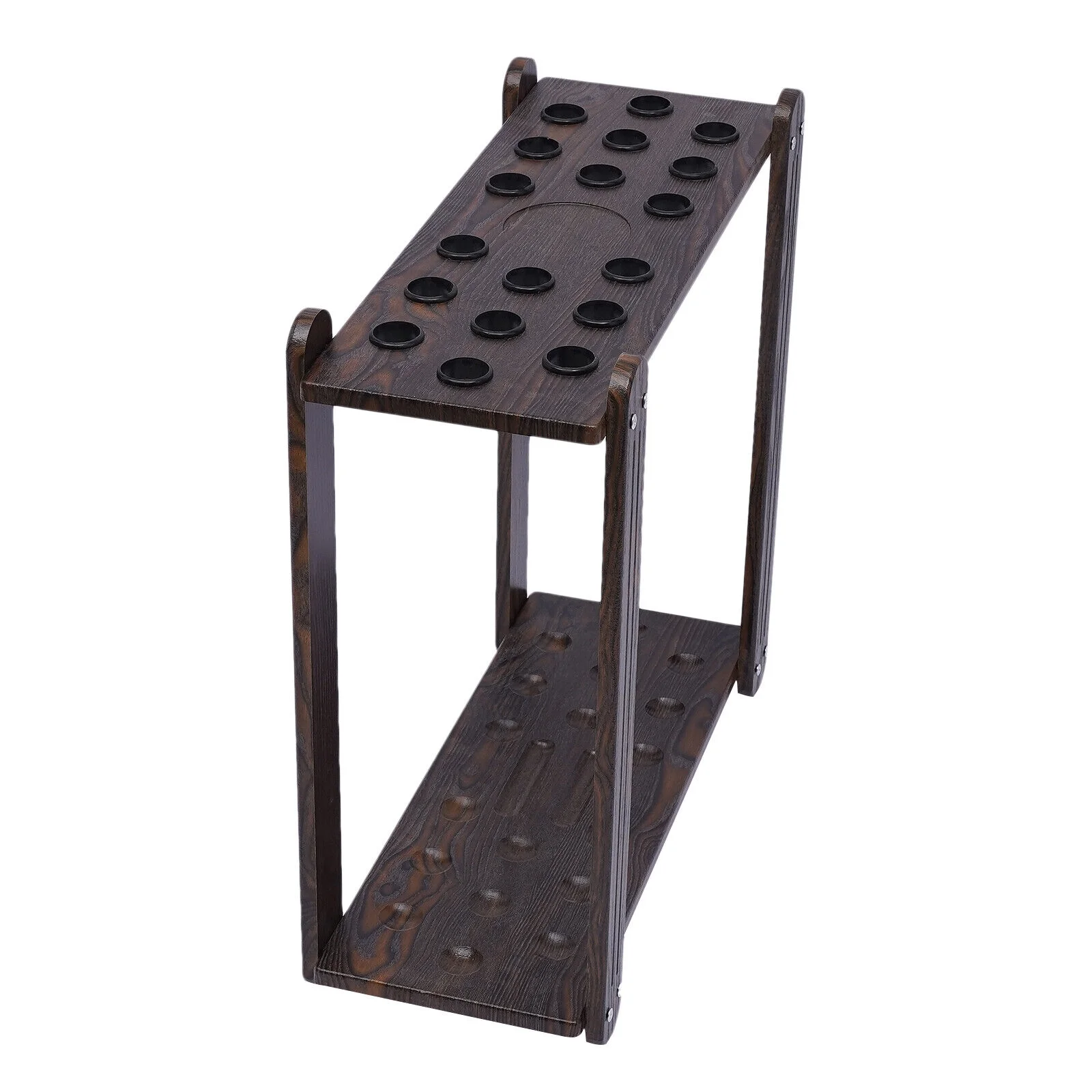 18-Hole Golf Club Display Holder Golf Putter/Pool Cue Stick Storage Organizer