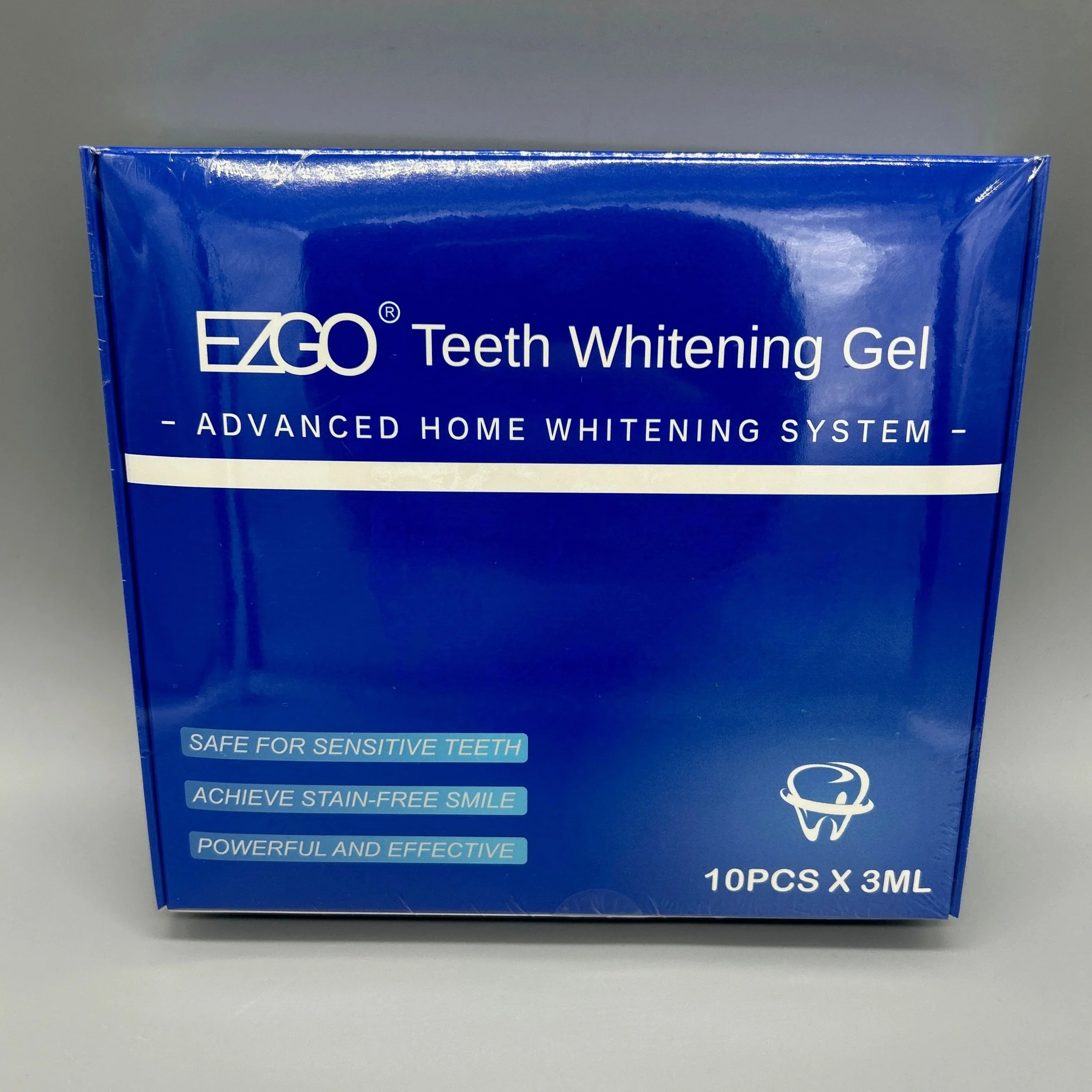 EZGO 10 Pack Teeth Whitening Gel Refills 22% Bleaching Gel