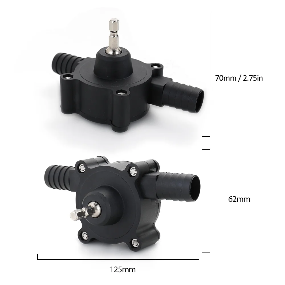 Tomshoo Portable Electric Drill Pump Self Priming Transfer Pumps Oil Fluid Water Pump