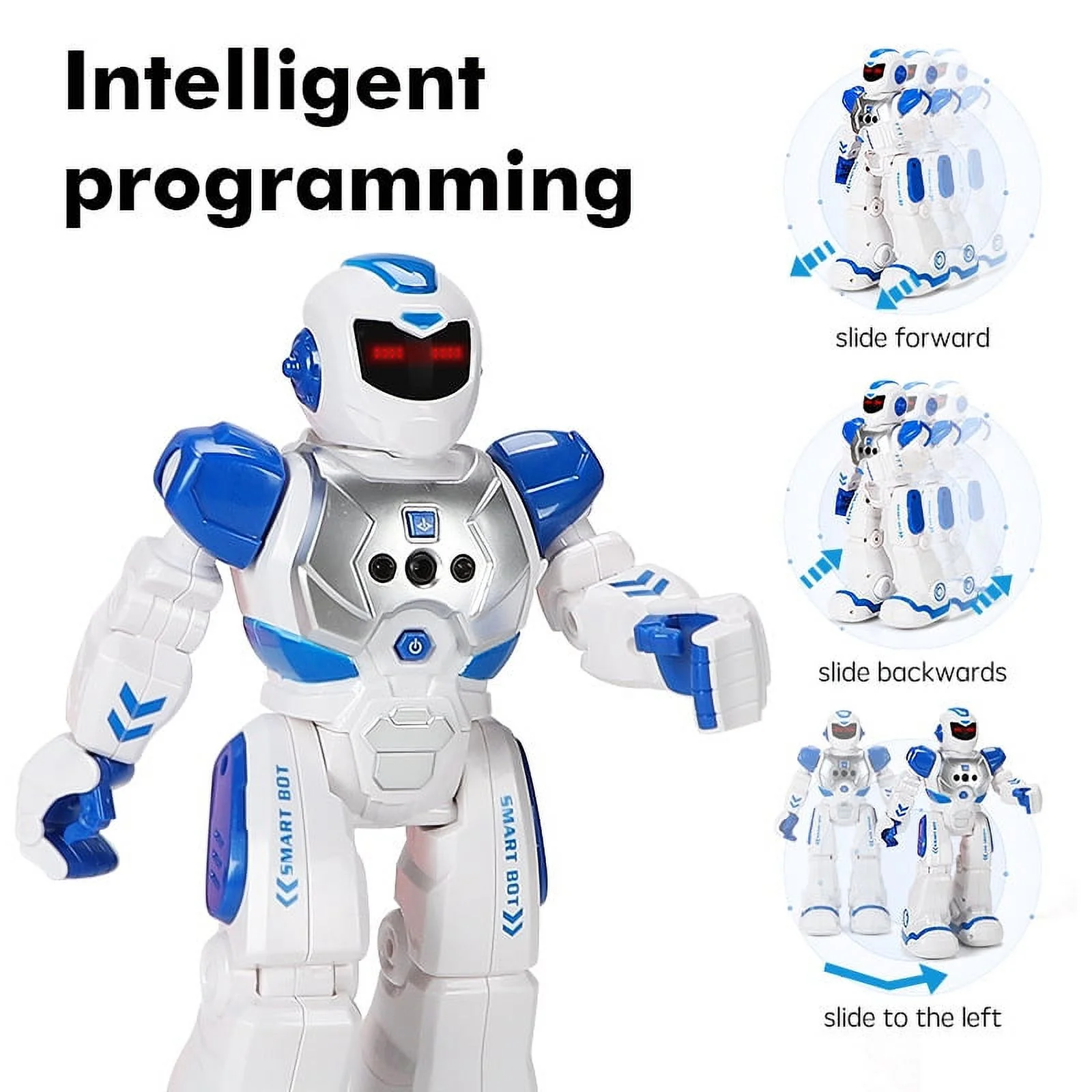 Cheefull  RC Robot for Kids Intelligent Programmable Robot with Infrared Controller Toys, Dancing, Singing, Led Eyes,