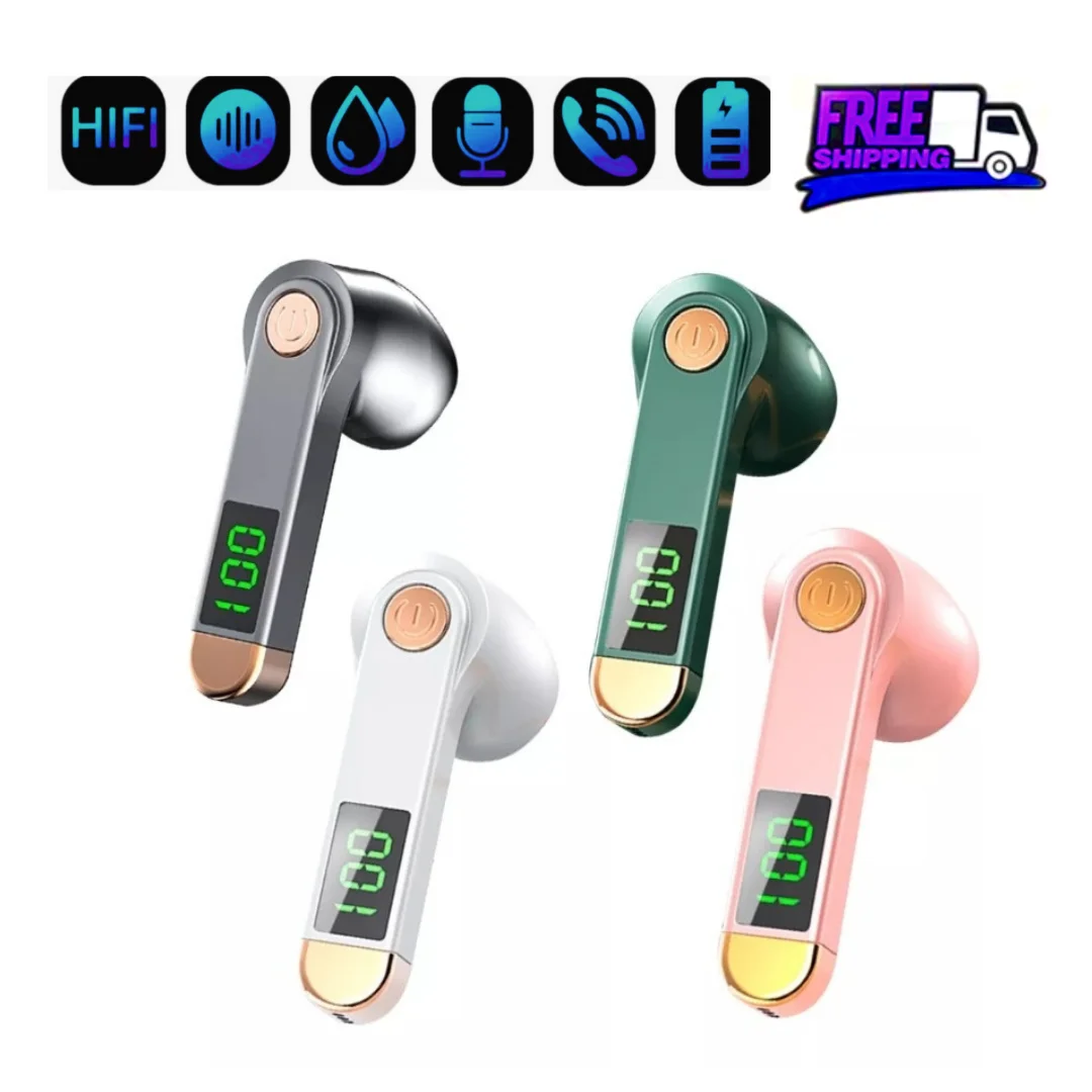 HOT Business Earphone Bluetooth 5.2 Wireless Headset For iPhone Samsung Android