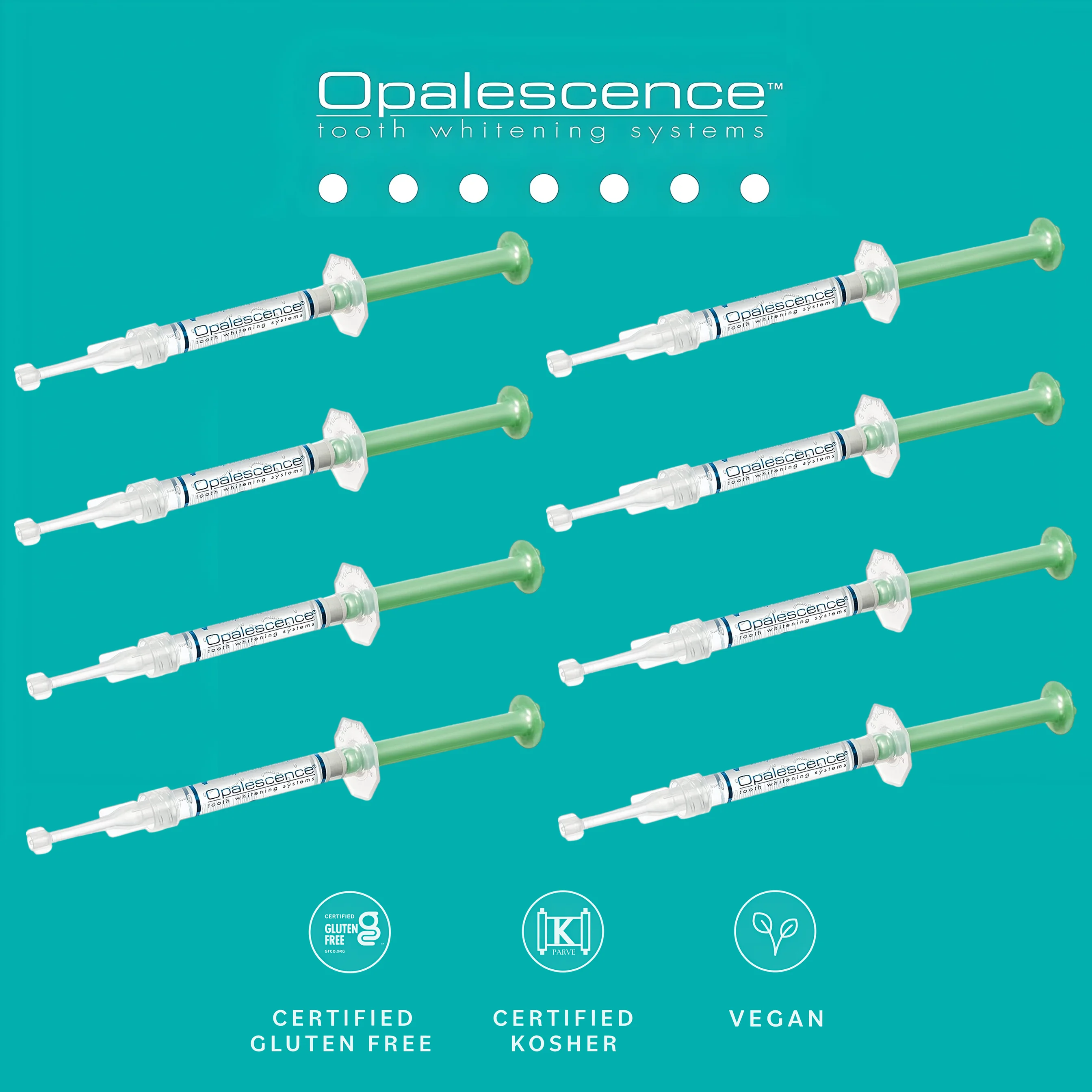 Opalescence 35% Gel Syringes Teeth Whitening Refill Kit (4 Packs / 8 Count) Mint Carbamide Peroxide