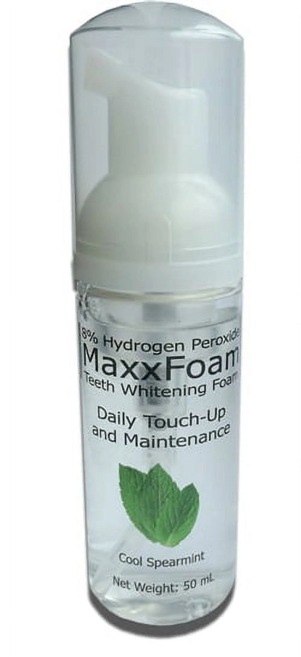 MaxxFoam 50ml Teeth Whitening Foam 8% Hydrogen Peroxide