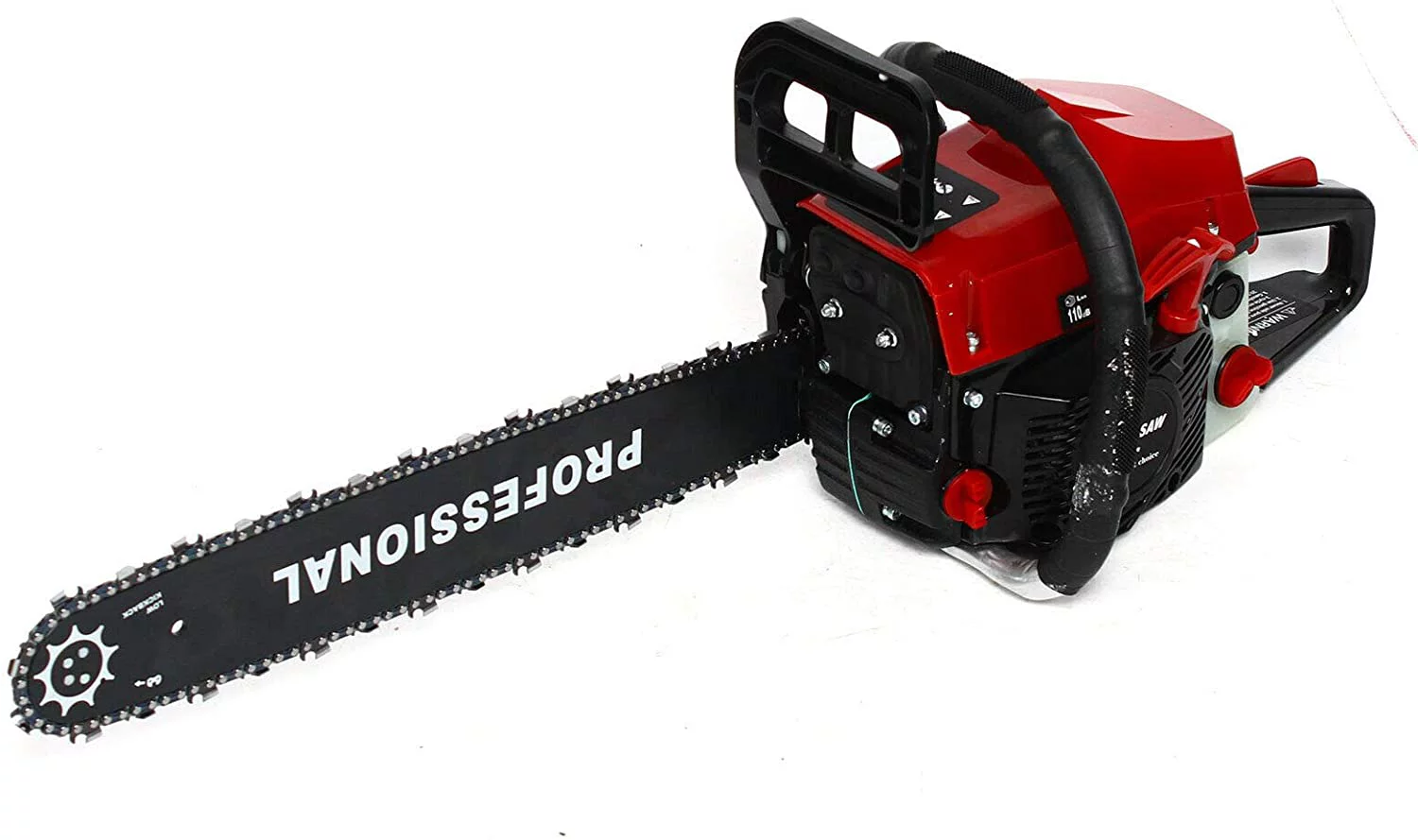 FETCOI 62Cc Gas Powered Chainsaw Wood Log Cutter Craft Chain Saw 20