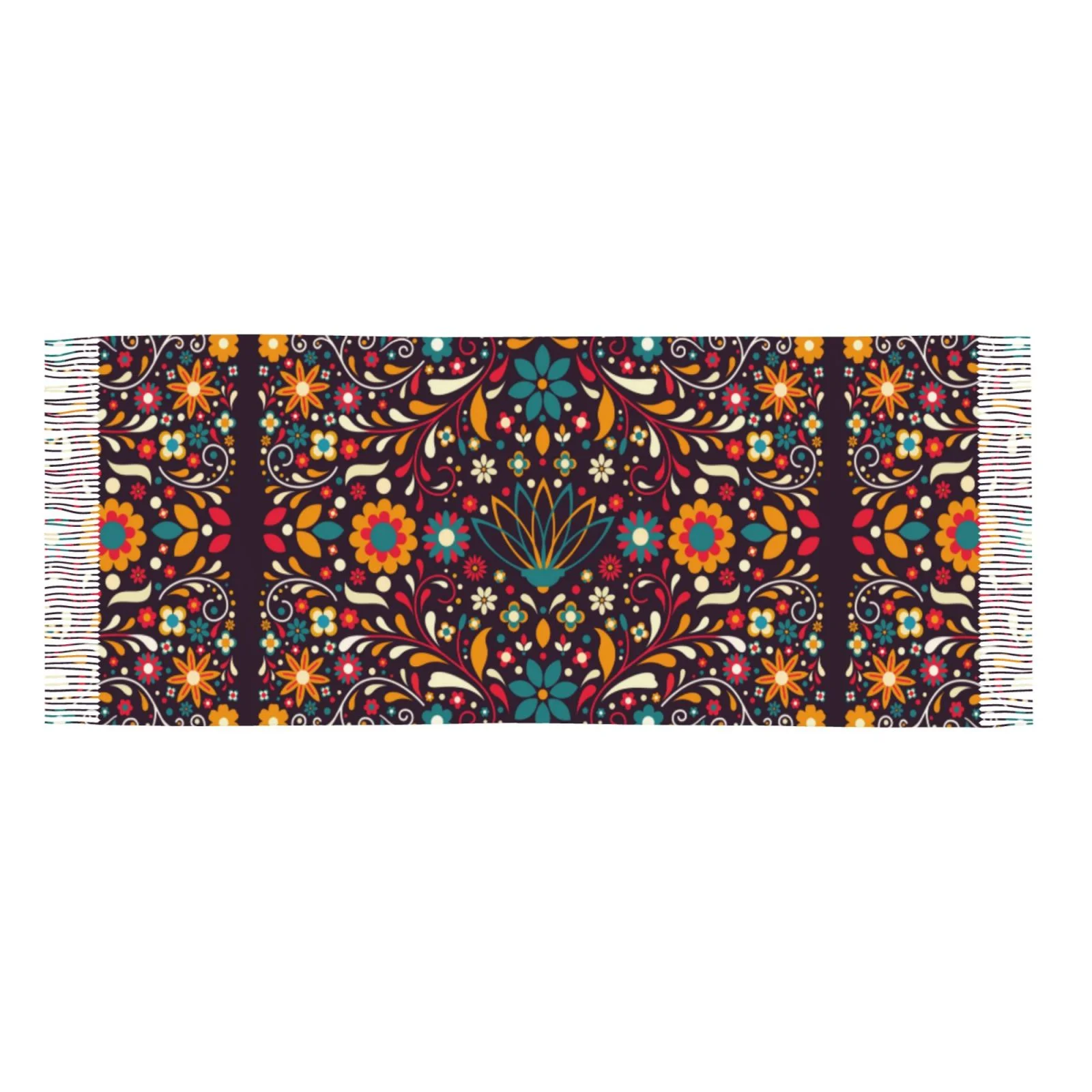 Ocsxa Scarf Shawl Wraps For Women Soft Cashmere Scarf Colorful Mexican2 Printed Large Blanket Scarf