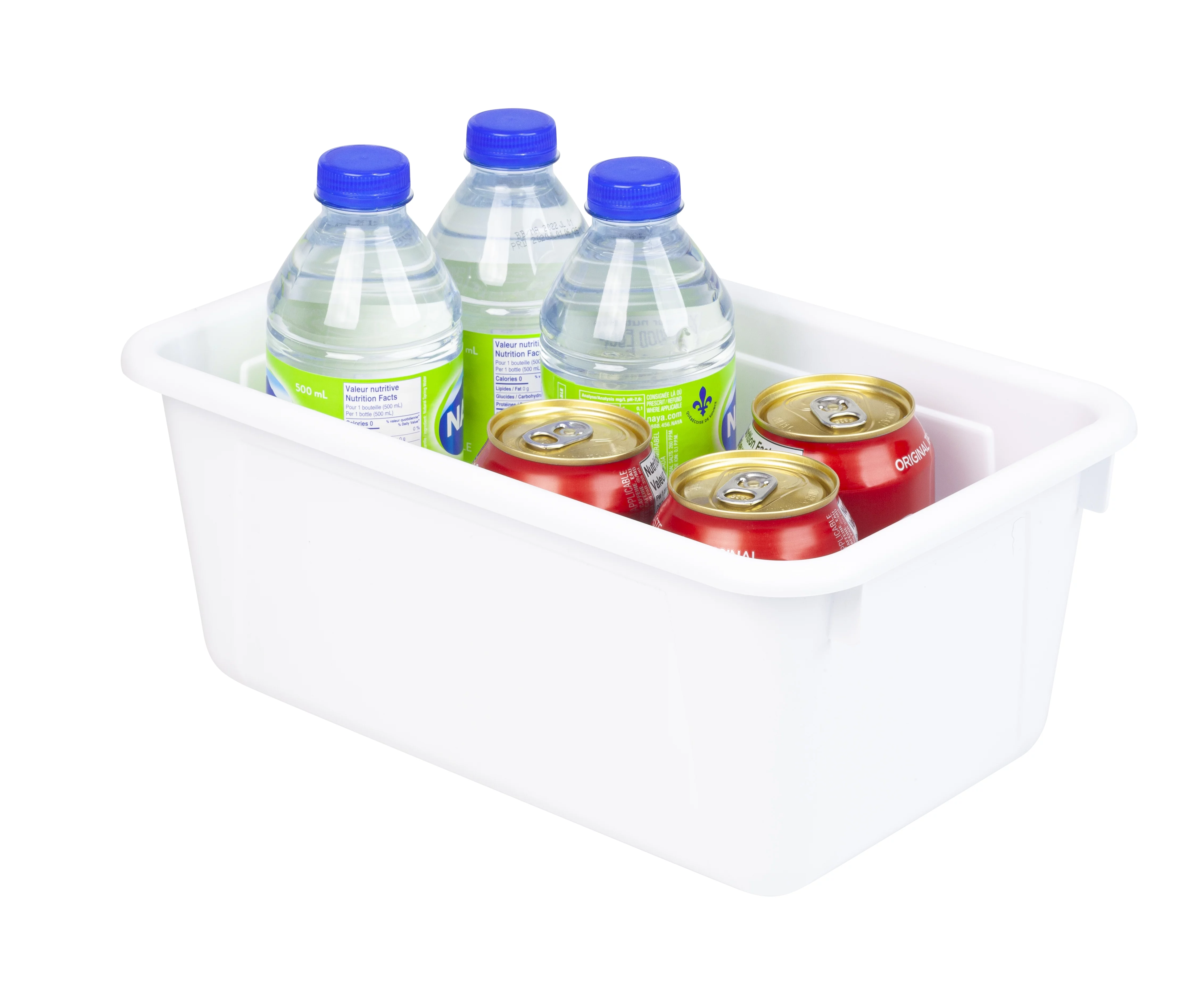 Pen+Gear Plastic Small Cubby Bin, Craft and Hobby Storage, Arctic White, 5-Pack