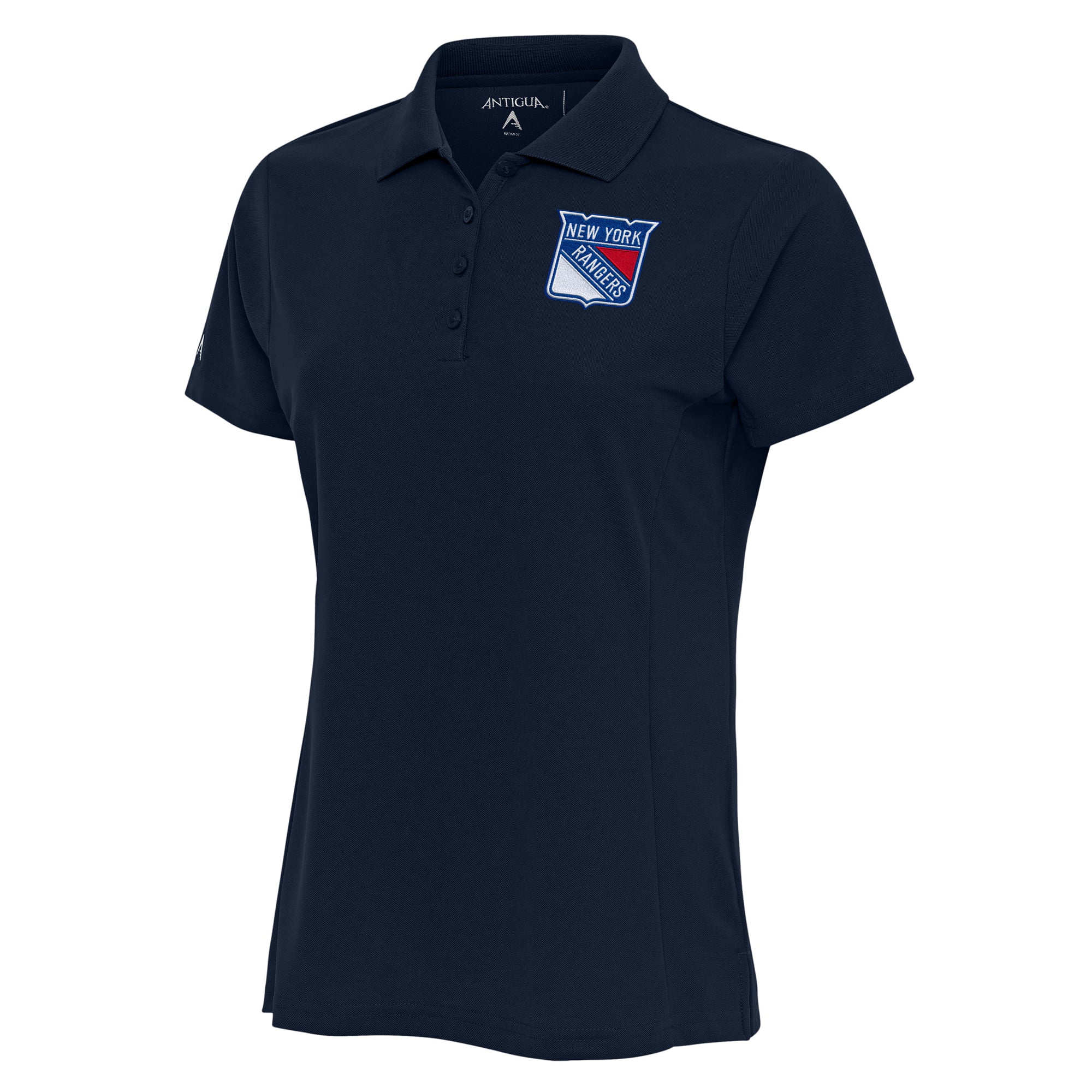 Women's Antigua Navy New York Rangers Team Logo Legacy Pique Polo
