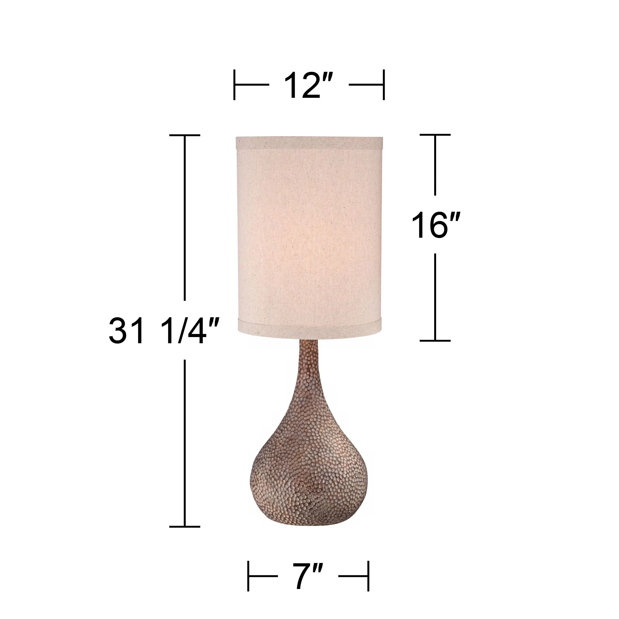 360 Lighting Chalane Rustic Table Lamp 31 1/4