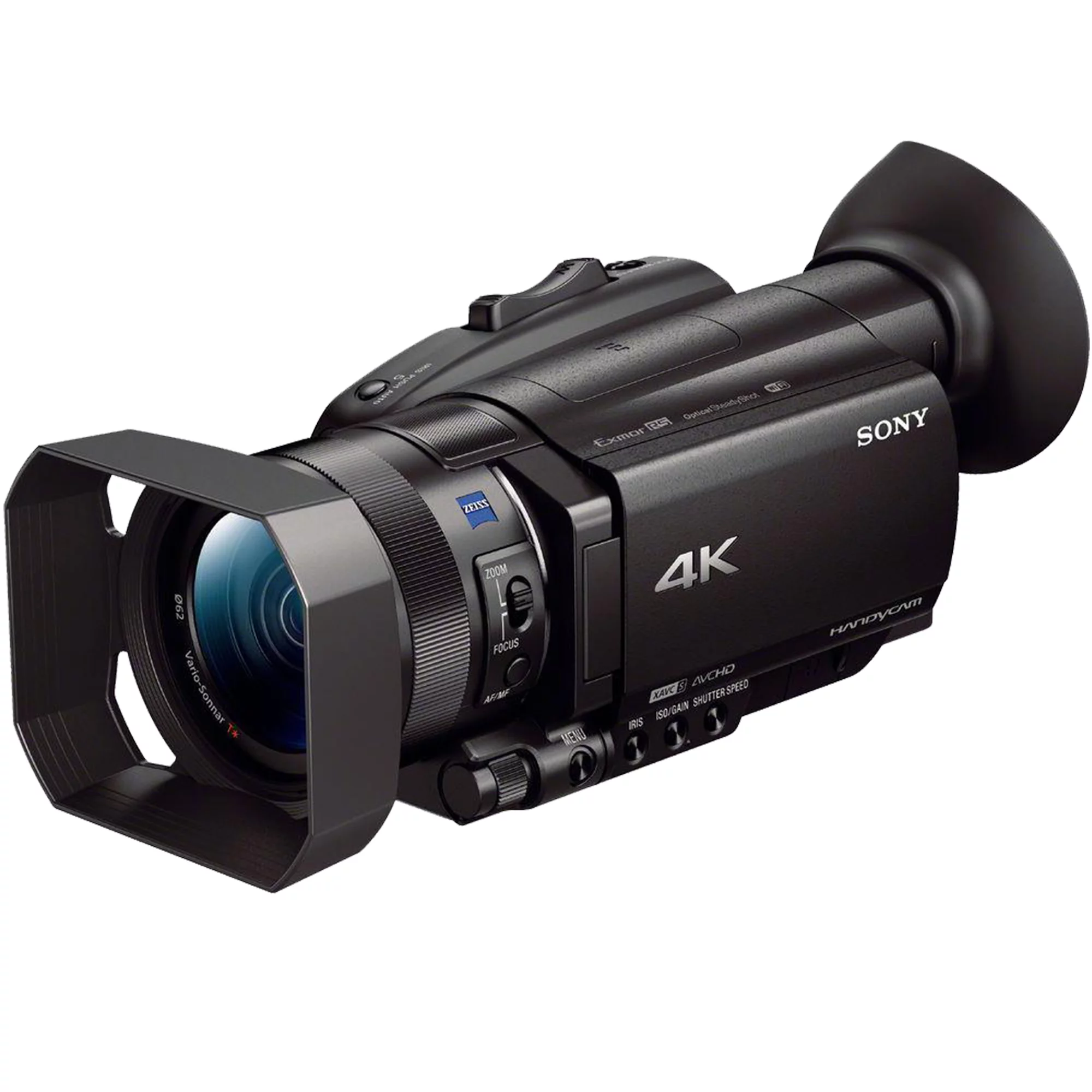 Sony FDR-AX700 4K HDR Camcorder with 64GB SanDisk Memory Card + Case + Filter Kit + ZeeTech Accessory Bundle