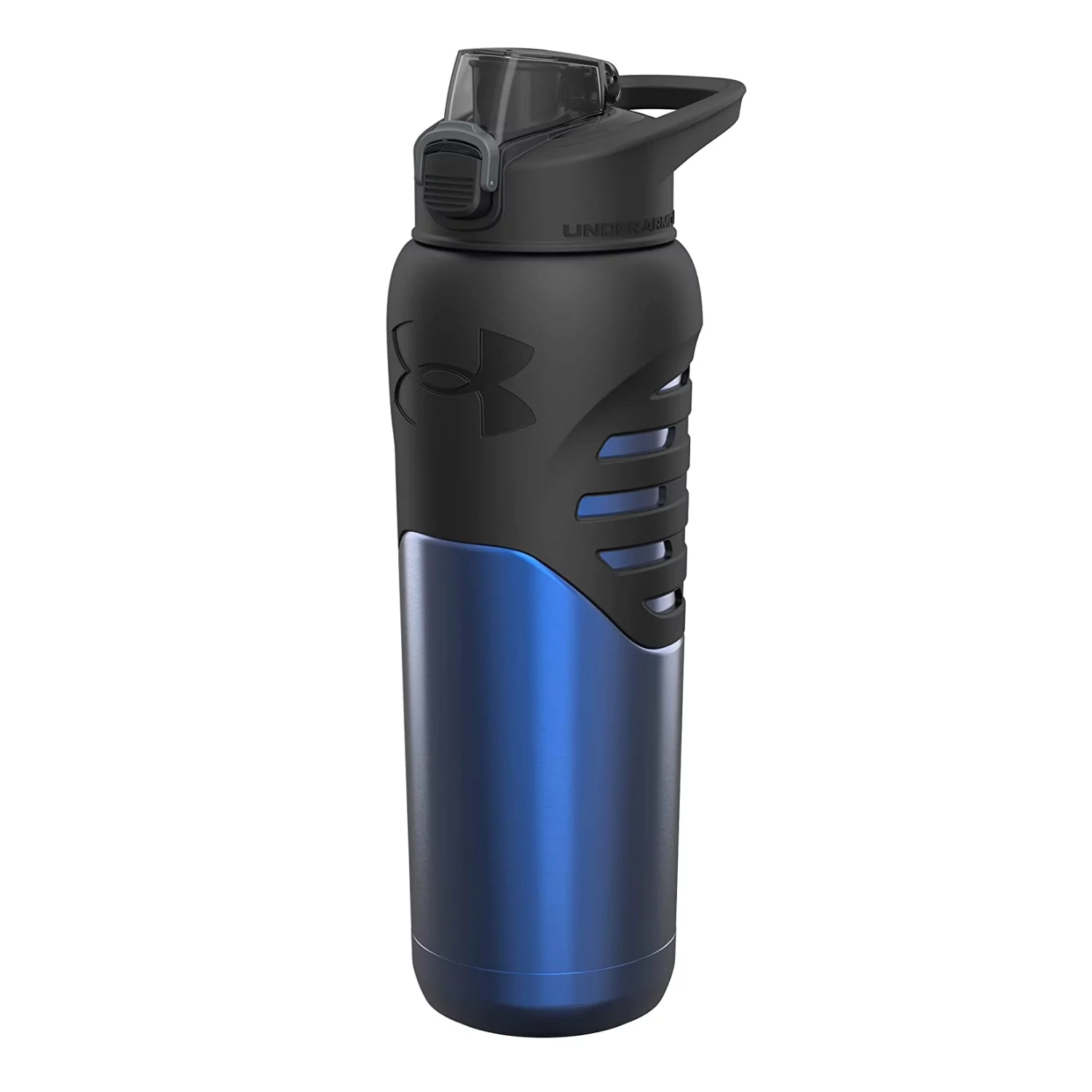 Dominate Stainless Steel Water Bottle, 24oz, Silicon Body Grip, Vacuum Insulated, Leak Proof - Academy