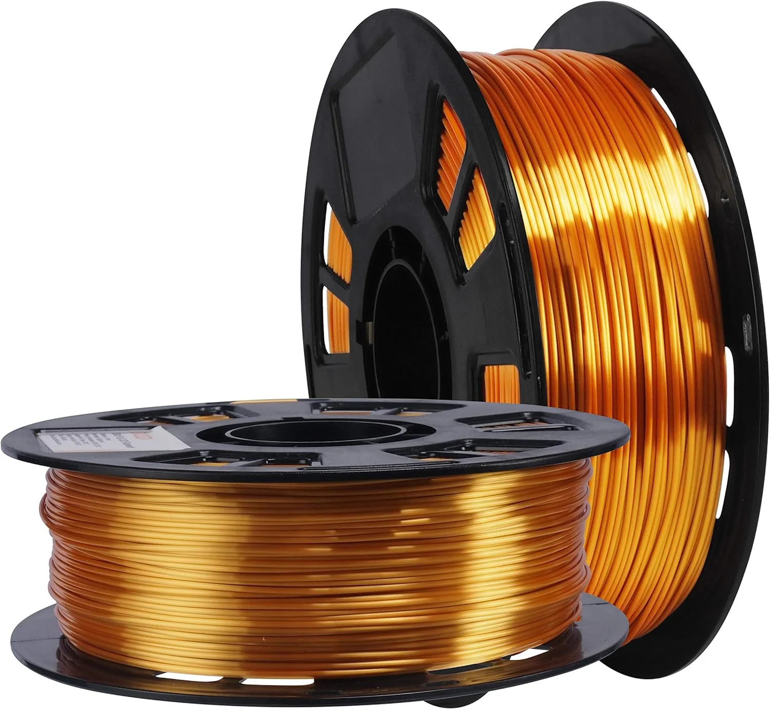 DO3D Silk Red PLA Satin Shiny 3D Printer Filament, 1.75mm Diameter 1kg Spool 2.2lbs for FDM 3D Printers Gold