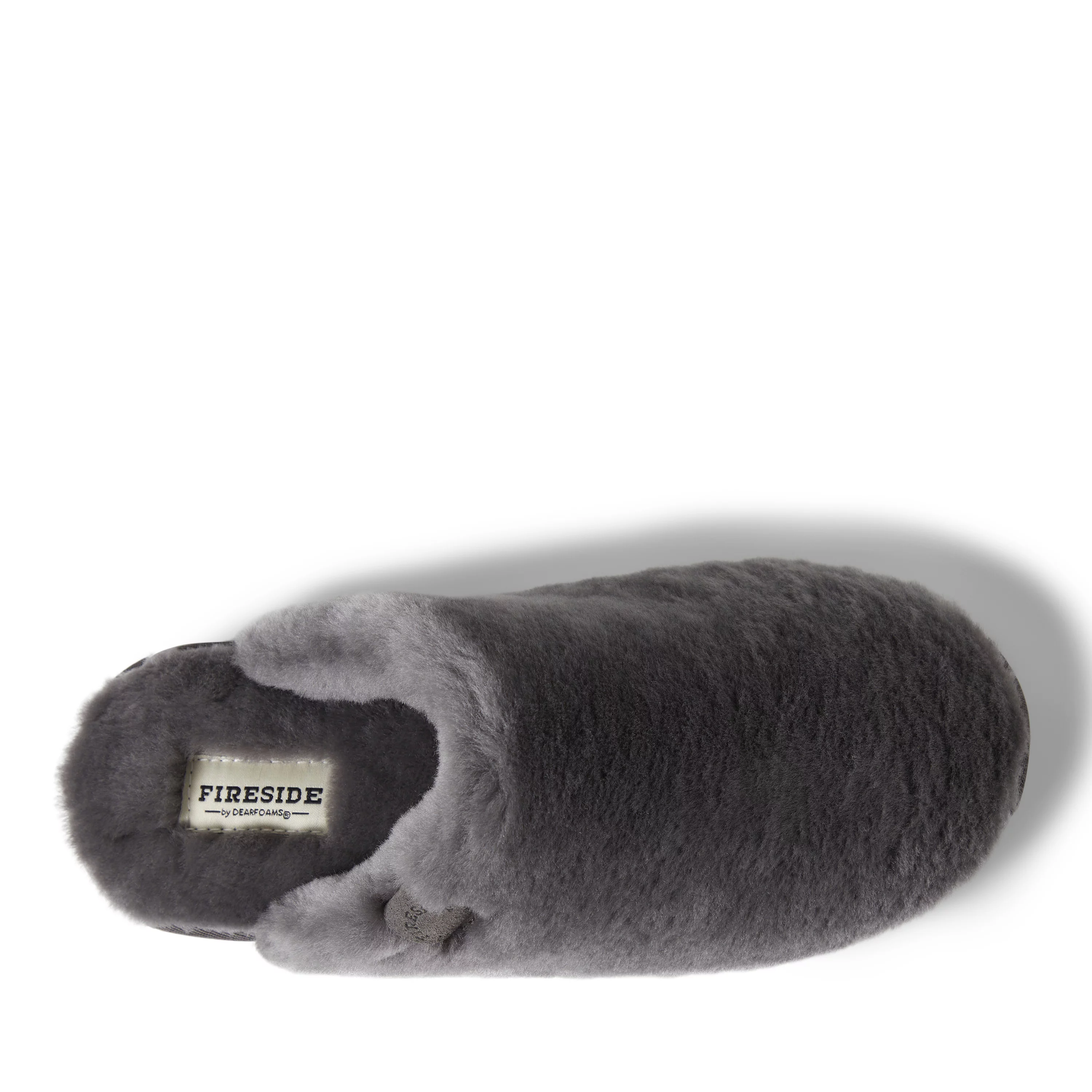Fireside by Dearfoams Men's Broome Genuine Shearling Scuff Slippers