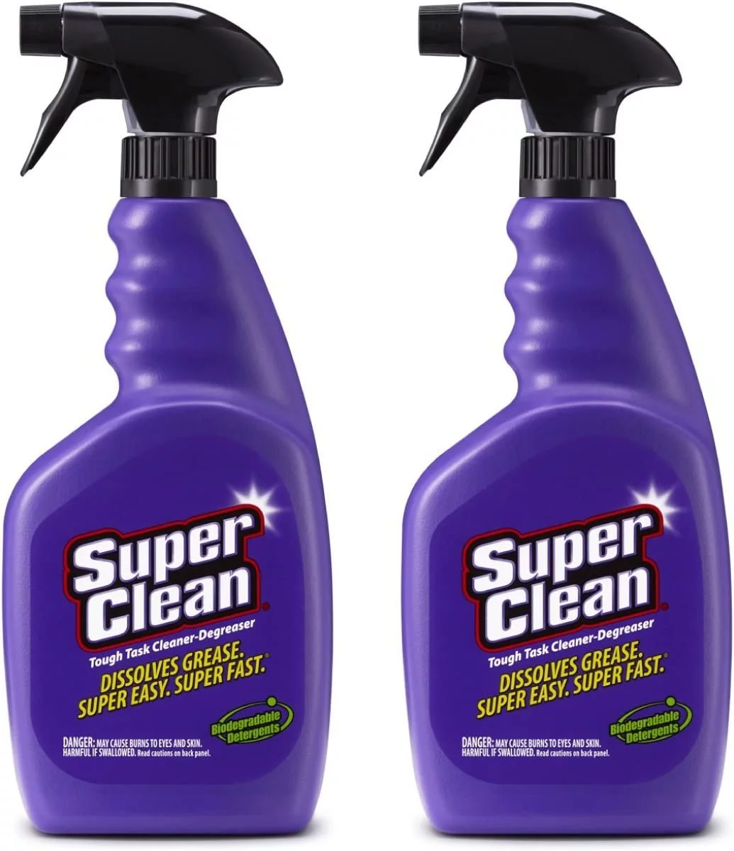 SuperClean 312203 All Purpose Tough Task Cleaner Degreaser 64oz, 64 fl. oz, 2 Pack
