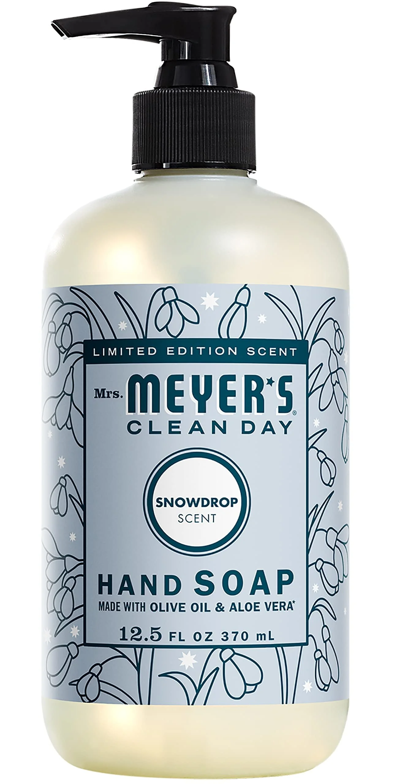 Mrs. Meyer,S Clean Day Liquid Hand Soap, Snow Drop (12.5 Fl Oz (Pack Of 2)).