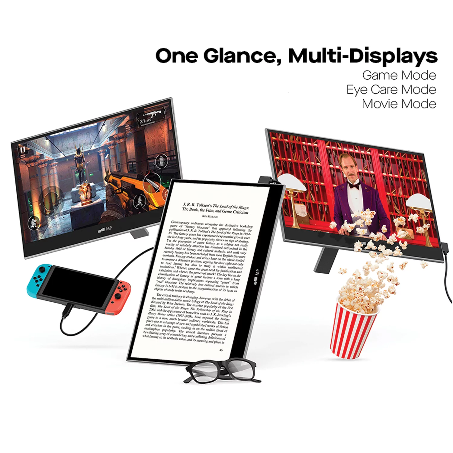 Restored MP Glance Pro 15.6-In. Touch-Screen Display Monitor (Refurbished)