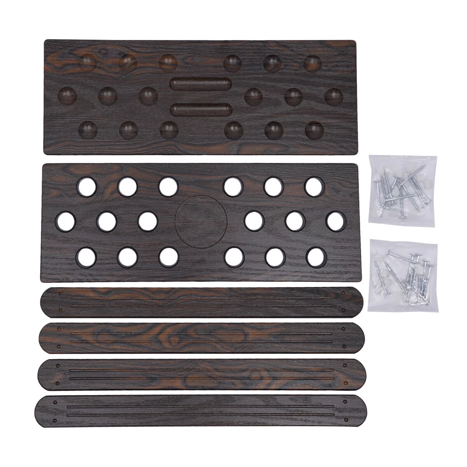 18-Hole Golf Club Display Holder Golf Putter/Pool Cue Stick Storage Organizer