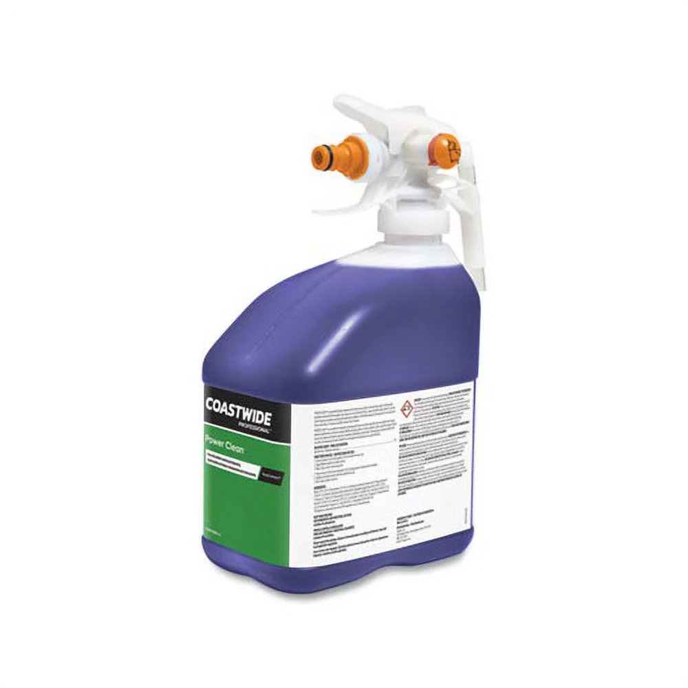 Power Clean Heavy-Duty Cleaner-Degreaser Concentrate for EasyConnect Systems Grape Scent, 101 oz Bottle, 2/Carton