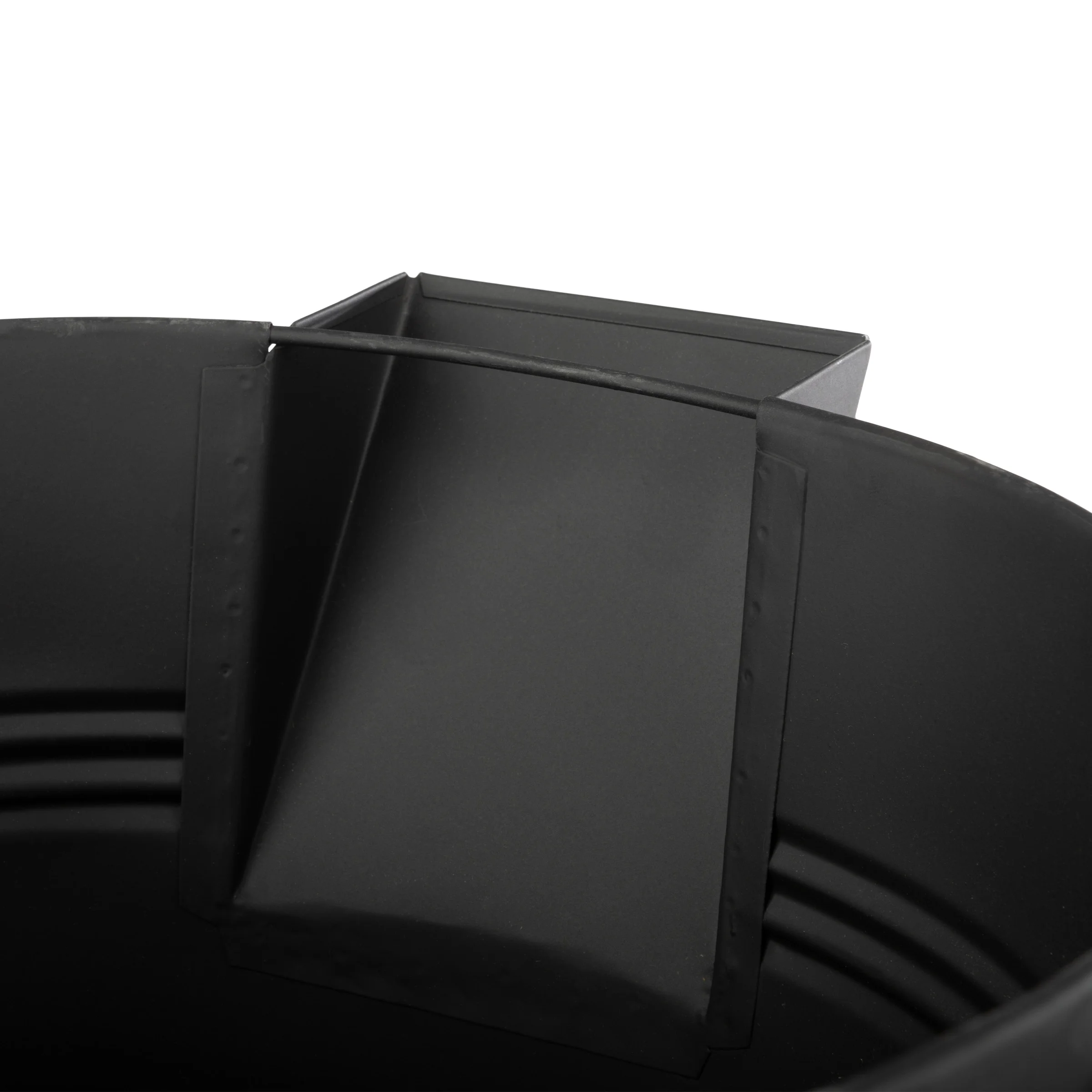 Pure Garden 2.11Gal Metal Ash Bucket with Lid, Broom, and Shovel (Black)