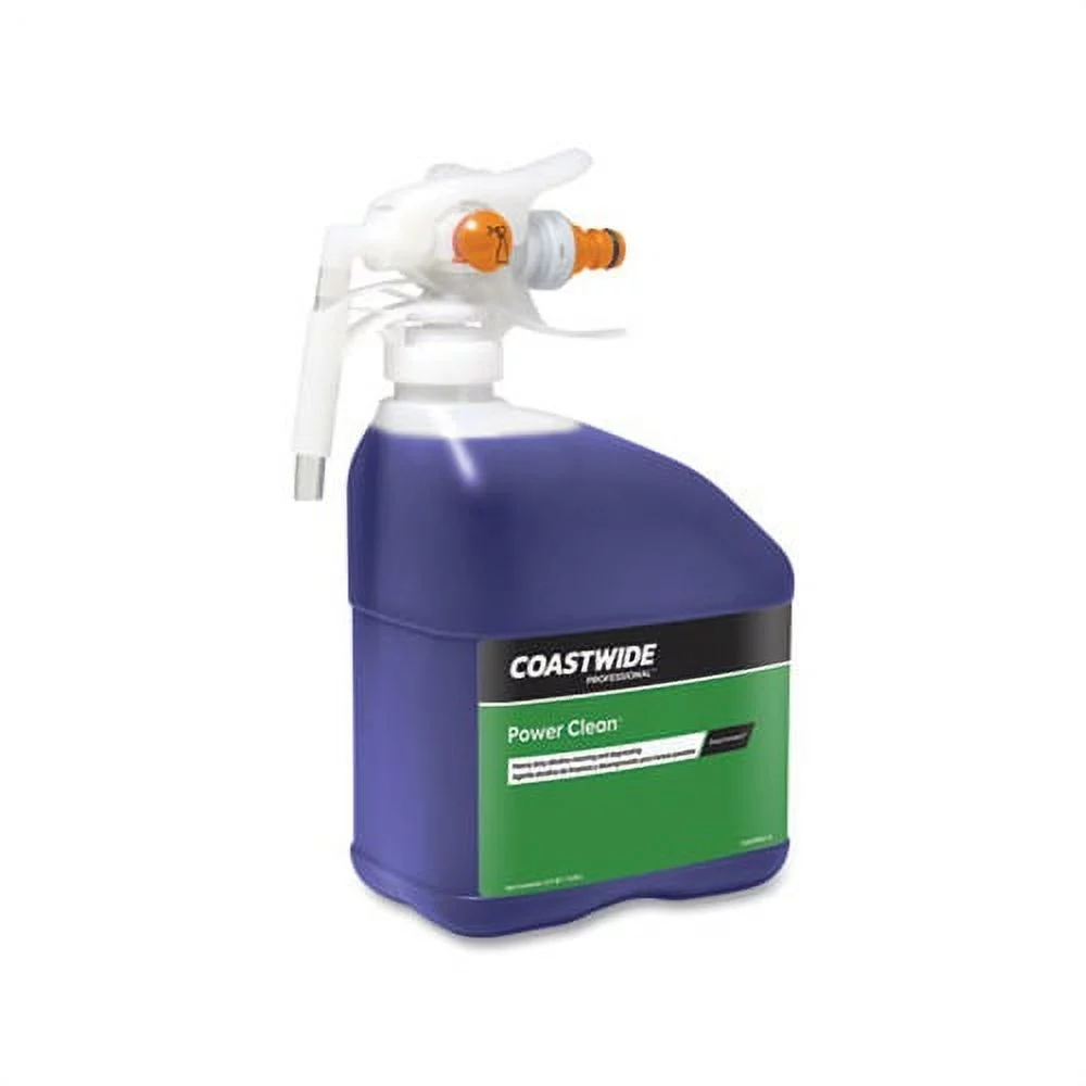 Power Clean Heavy-Duty Cleaner-Degreaser Concentrate for EasyConnect Systems Grape Scent, 101 oz Bottle, 2/Carton