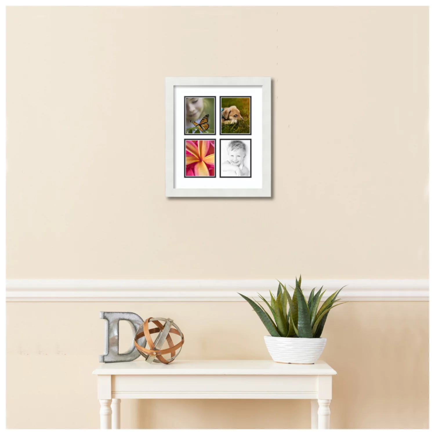 ArtToFrames Collage Photo Picture Frame with 4 - 4x6