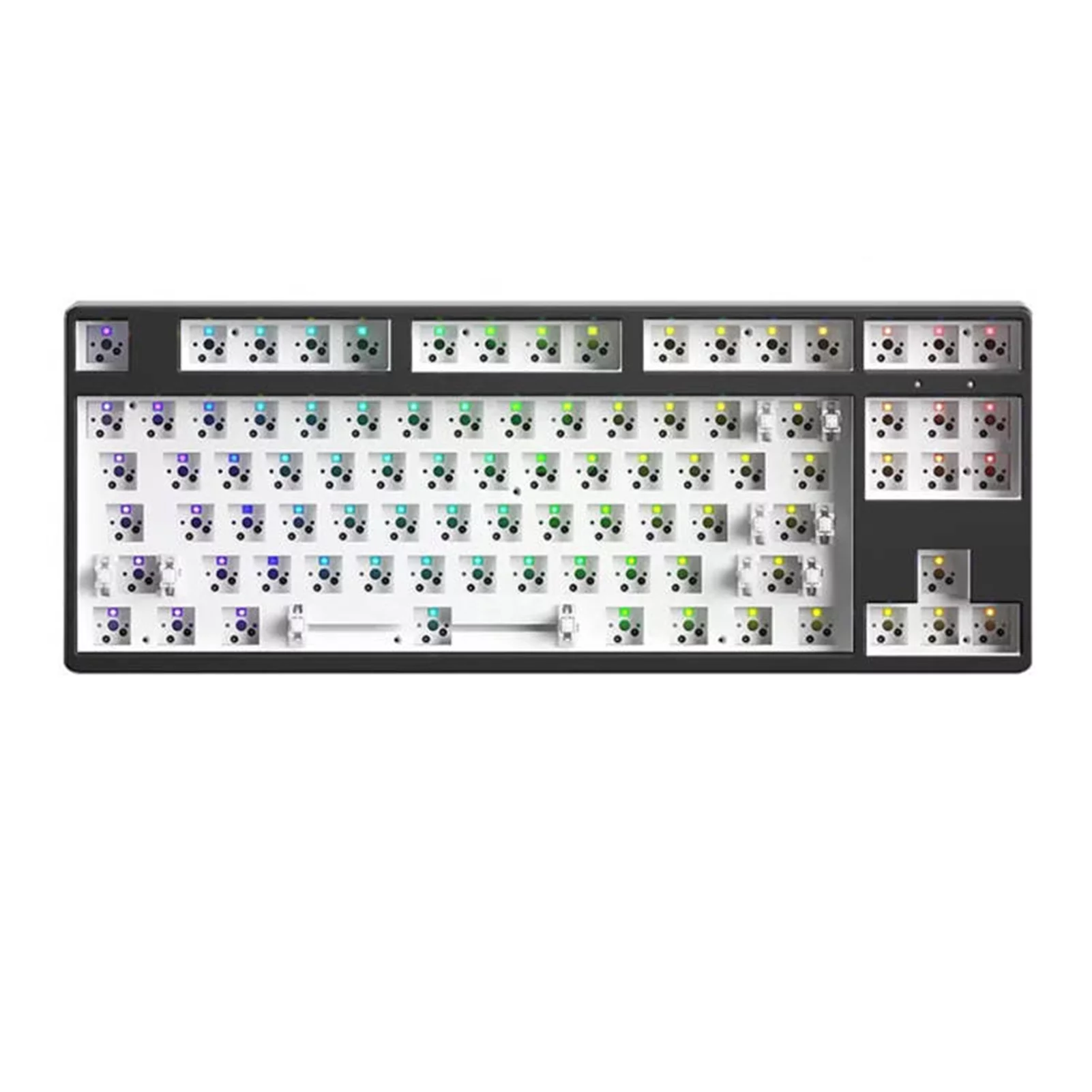 iBlancod 2.4GHz Wireless Keyboard, Tri mode Gaming Keyboard, 87 Key Mechanical Keyboard