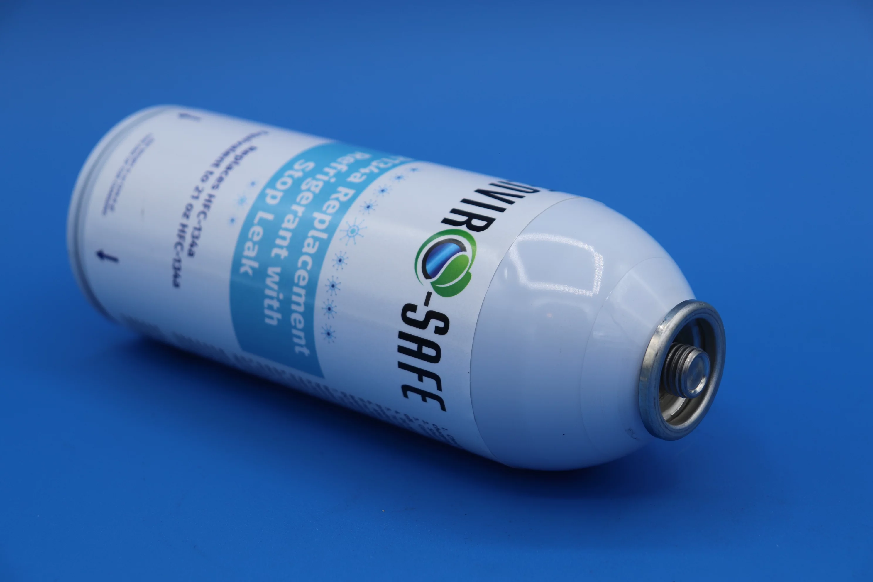 R134a Refrigerant replacement with stop leak, case of 12 and Brass gauge, R134, r134a