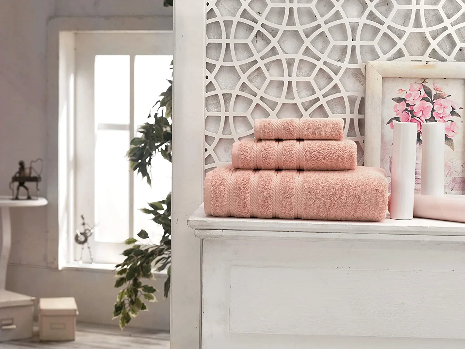 CTT Luxury  Washcloths For Your Body - 4 Piece Set Of Face  For Drying Face, Made With 100%  Cotton, Absorbent & Comfy | 13