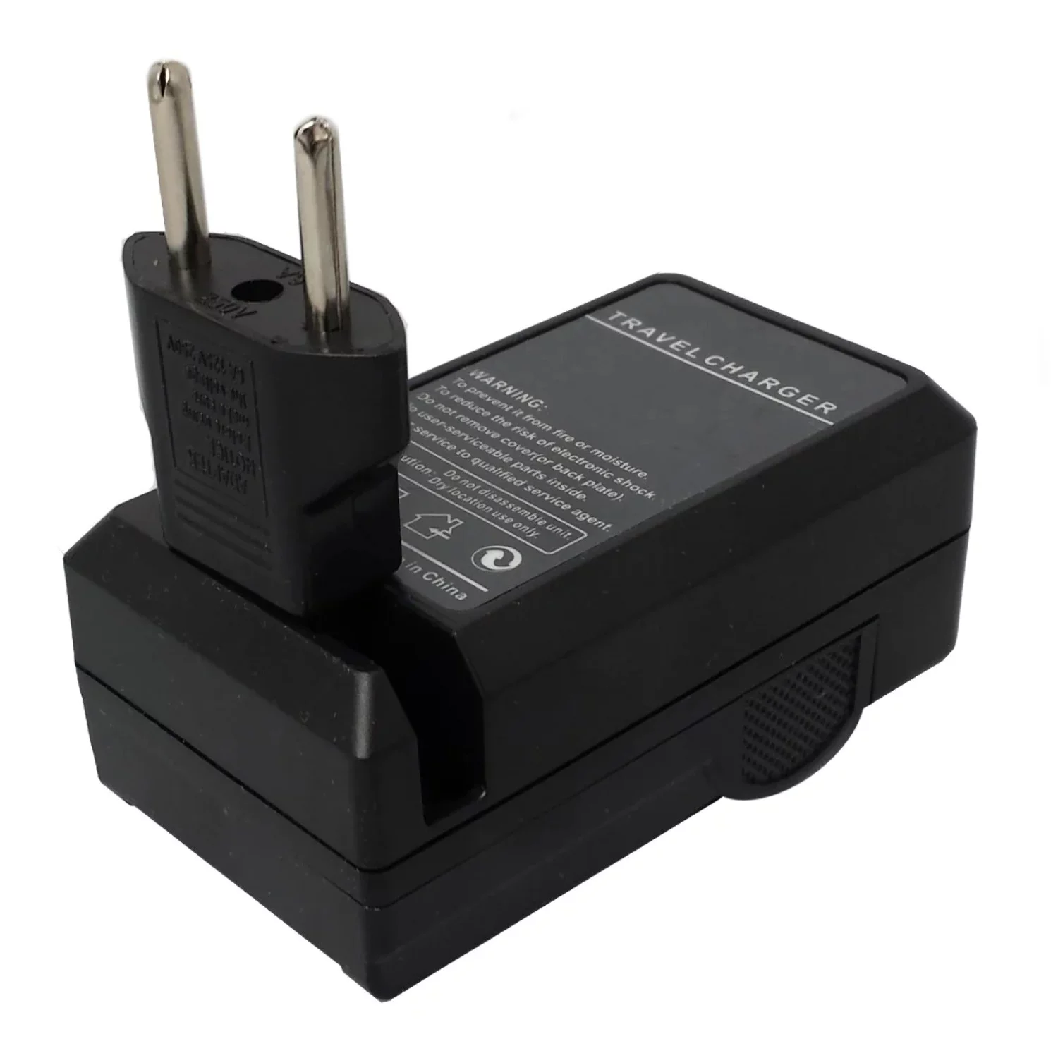 Batteries N Accessories BNA-WB-131 Digital Camera Battery Charger - Replacement for Uniross Charger, Compatible with Kodak CR-V3 Battery - 110/220V Fold-in Plug with Car  EU adapters