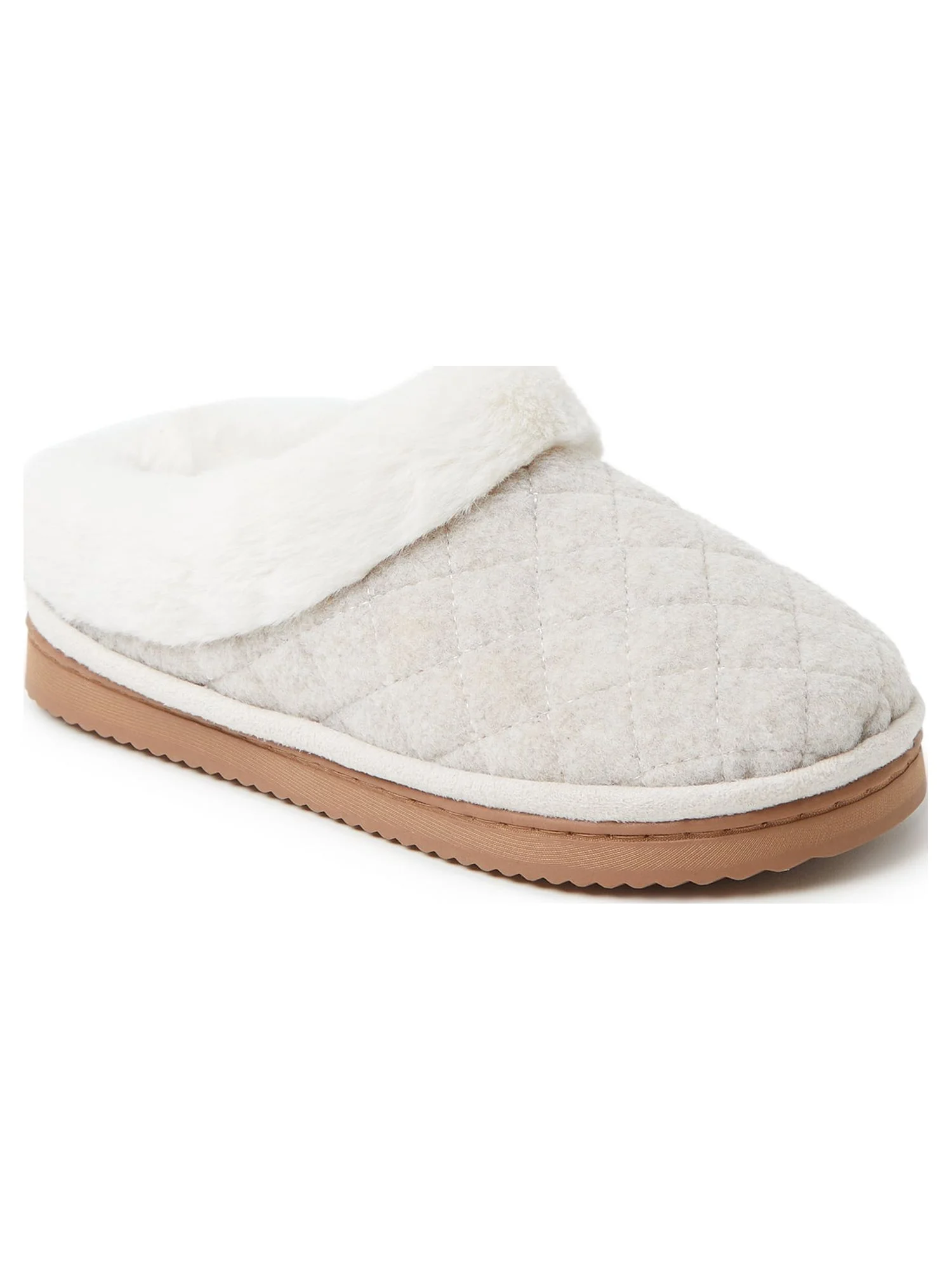 Dearfoams Cozy Comfort Women's Wool Inspired Clog Slippers