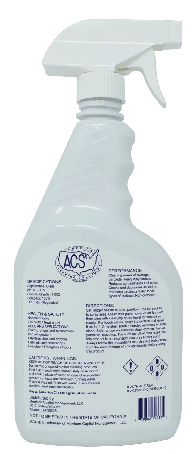 ACS™ Multi Surface Green Cleaner & Degreaser 32oz Spray