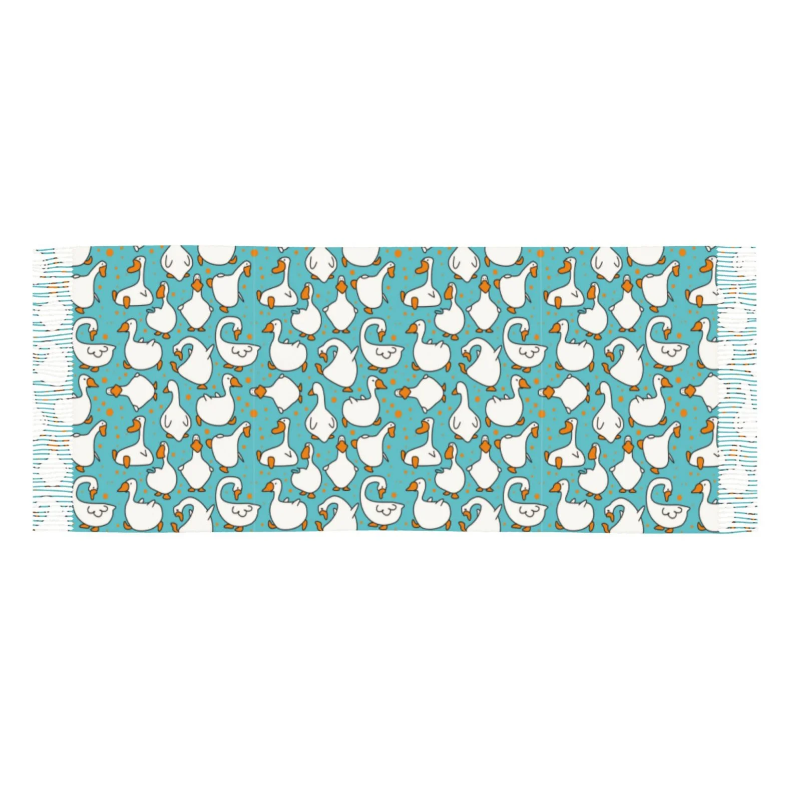 Ocsxa Scarf Shawl Wraps For Women Soft Cashmere Scarf Cartoon Funny Goose Printed Large Blanket Scarf