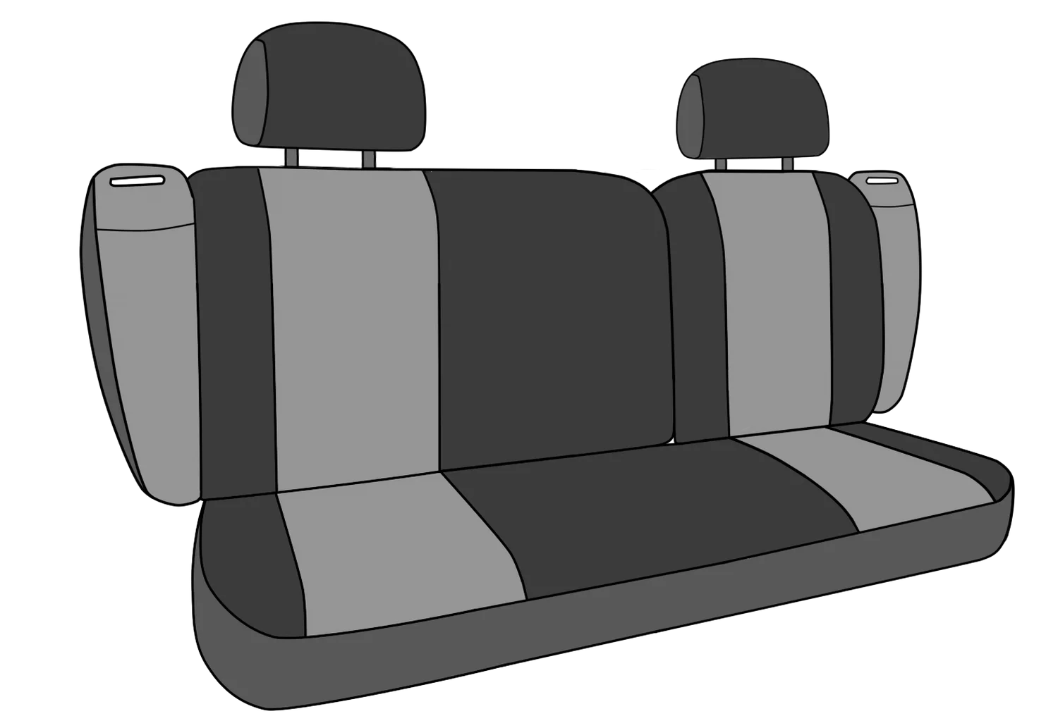 CalTrend Rear 40/60 Split Back & Solid Cushion Mossy Oak Seat Covers for 2009-2009 Subaru Outback - SU105-76MB Brake Up Country Insert with Black Trim