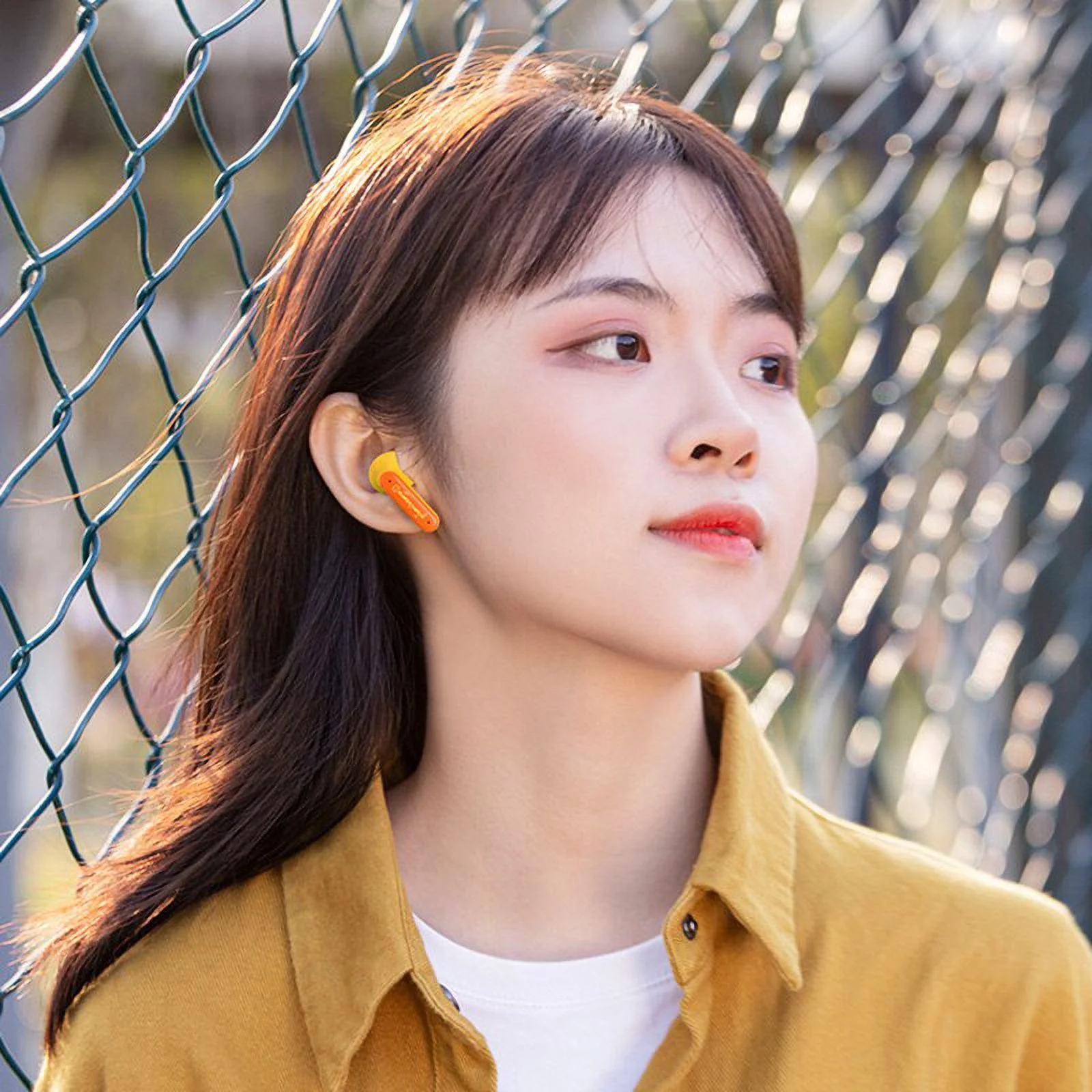 Tws Cartoon Bluetooth 5.1 Earphones Cute Half In Ear Wireless Headphones Smart Touch HD Sound Quality Earbuds Long Battery Life