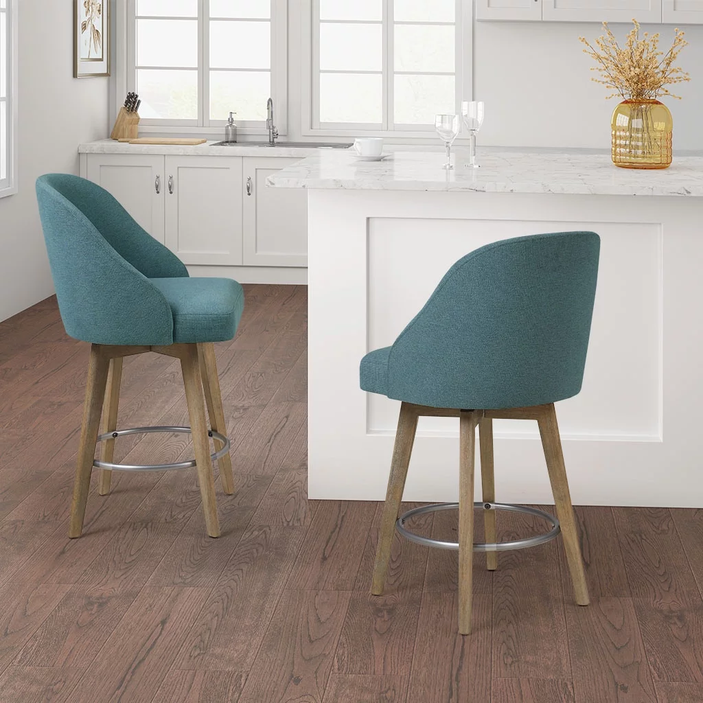 Swivel Counter Stool with Elegant Design - 29.5