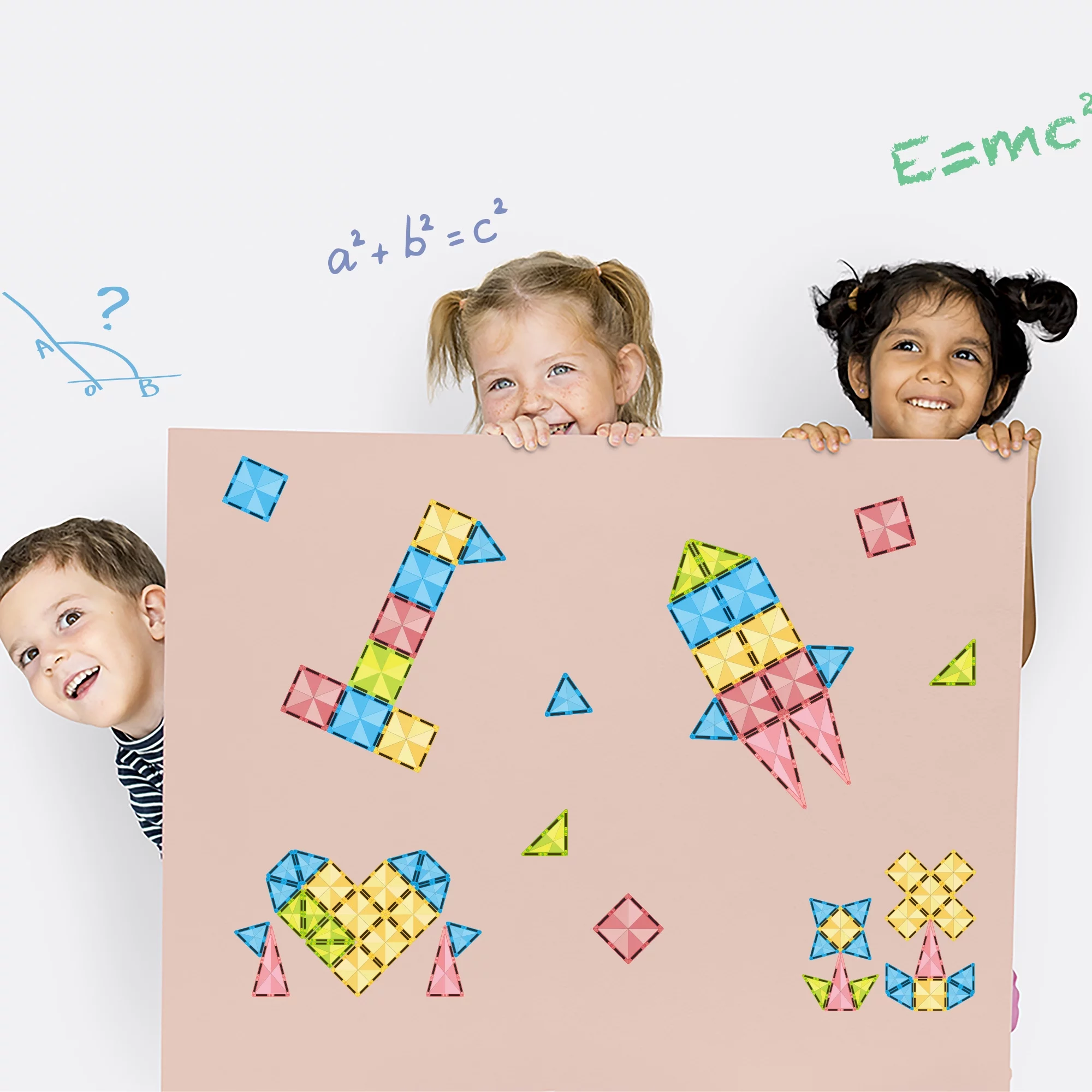 PicassoTiles 24 Piece Mini Magnet Tile Building Blocks Toy Set for Kids 3+ Year Old PTM24