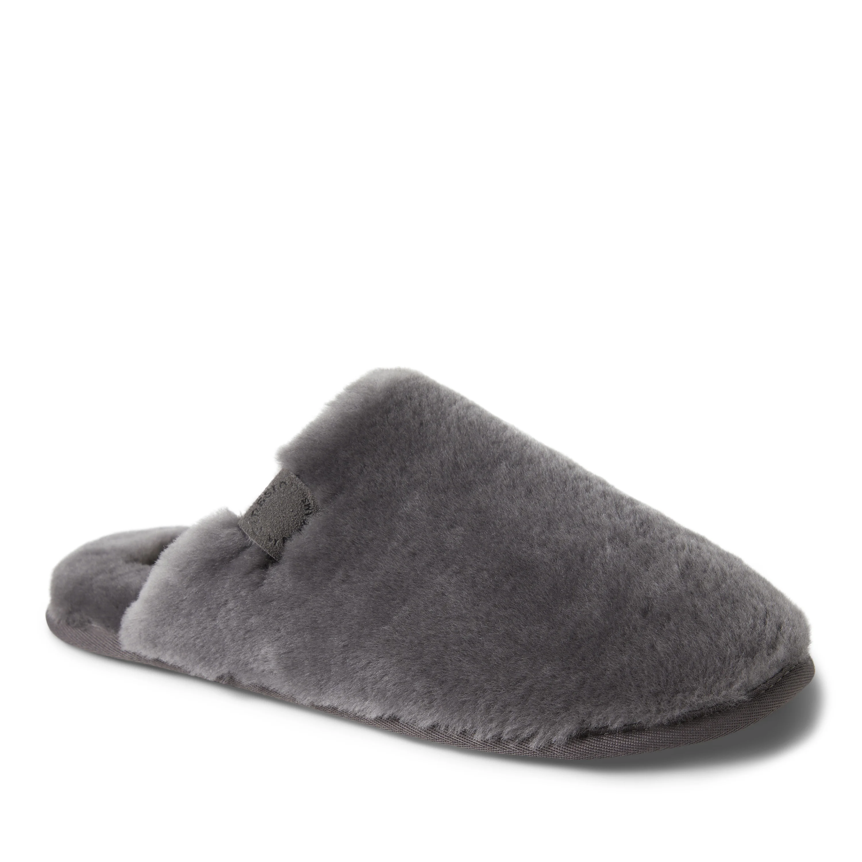 Fireside by Dearfoams Men's Broome Genuine Shearling Scuff Slippers