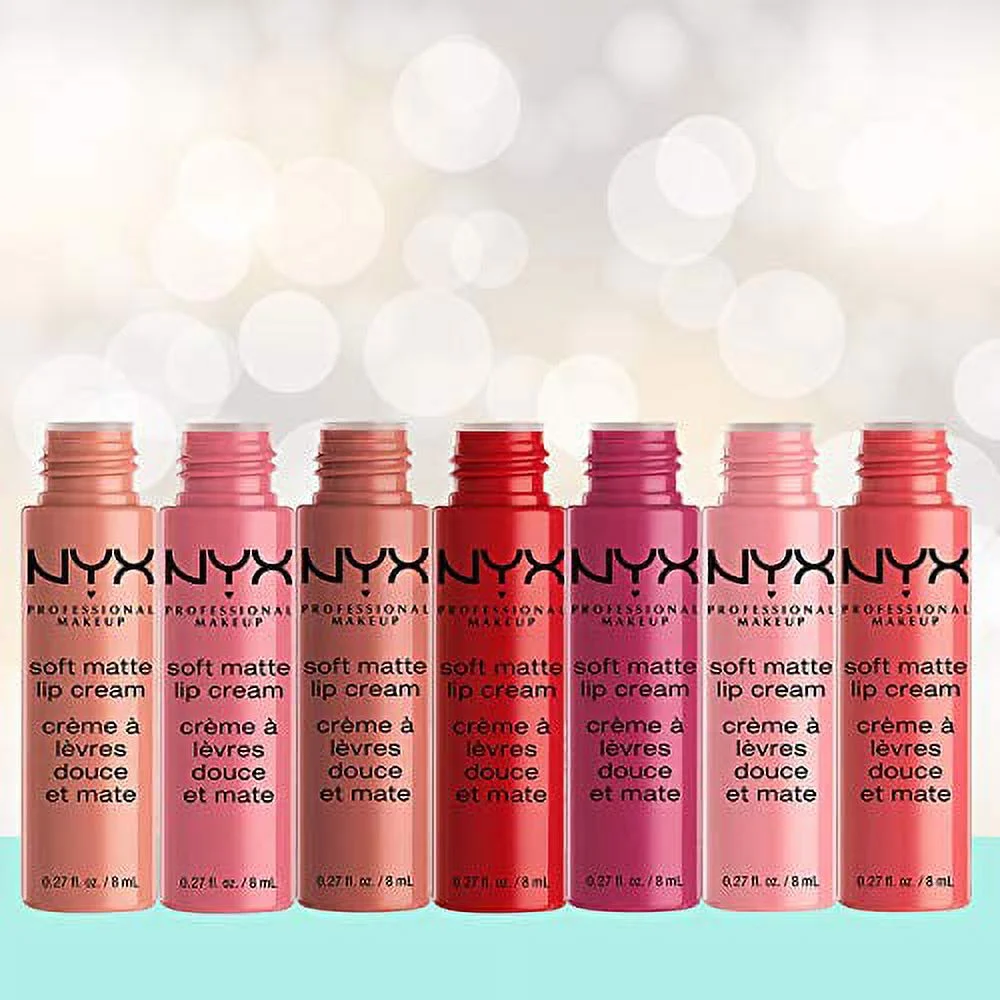 NYX PROFESSIONAL MAKEUP Soft Matte Lip Cream, High-Pigmented Cream Lipstick - Zurich, Matte Muted Rose