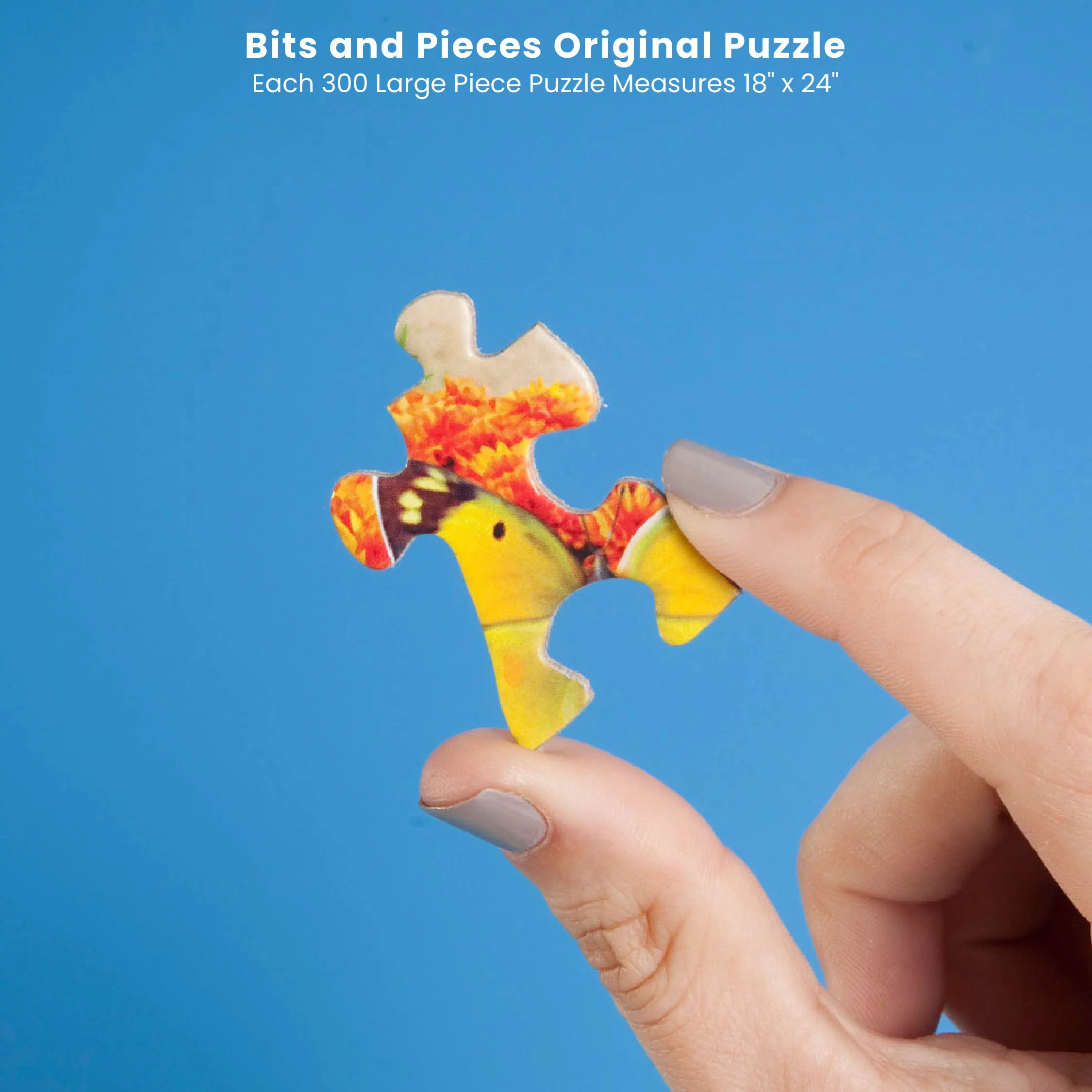 Bits and Pieces Bits And Pieces - Value Set Of Three (3) 300 Piece Jigsaw Puzzles For Adults - Each Puzzle Measures 18