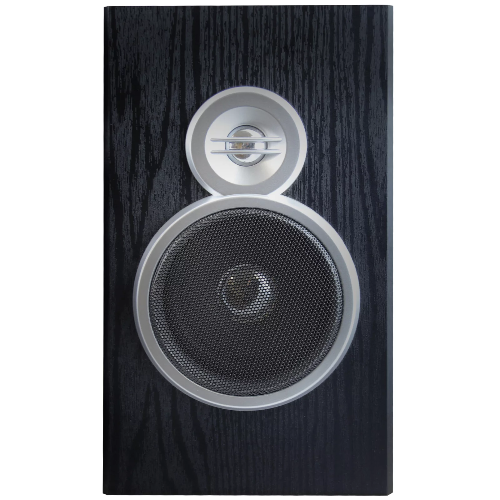 Trexonic 3-Speed Turntable with CD Player, Dual Cassette Player, BT, FM Radio & USB/SD Recording and Wired Shelf Speakers