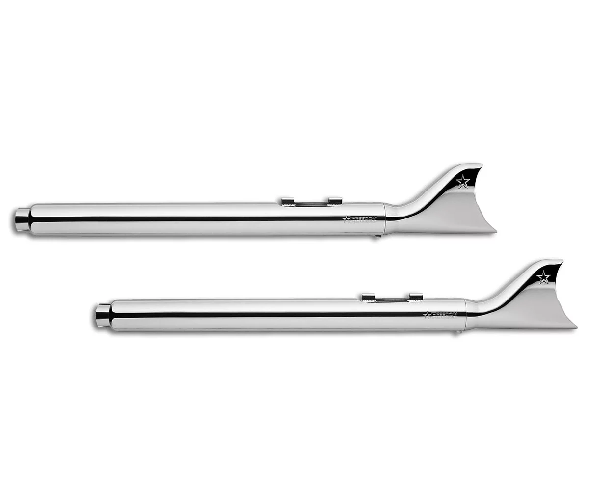Freedom Performance Sharktail Drag Pipe Chrome 36