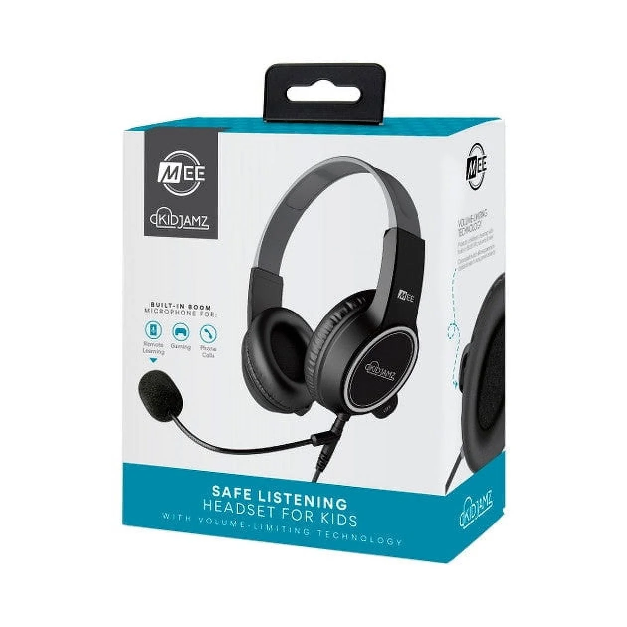 MEE Audio MEE-HP-KJ35M-BK USB Wired Over-Ear Headphones, Black