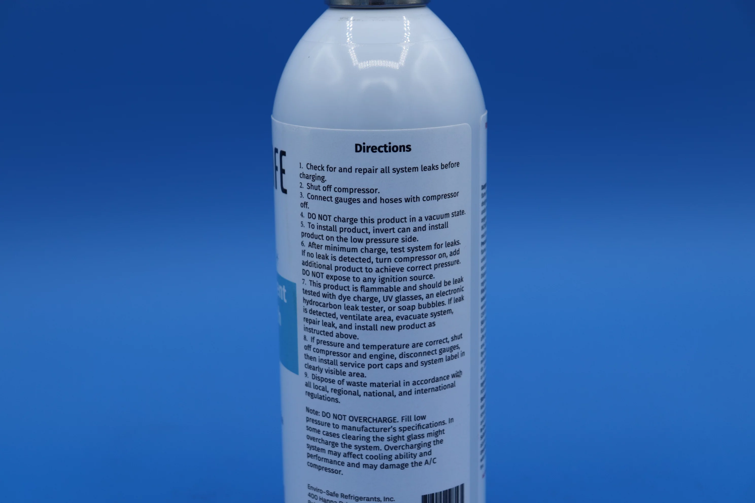 R134a Refrigerant replacement with stop leak, case of 12 and Brass gauge, R134, r134a