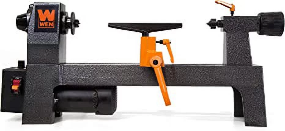 WEN 3.2-Amp 8-Inch by 13-Inch Variable Speed Mini Benchtop Wood Lathe